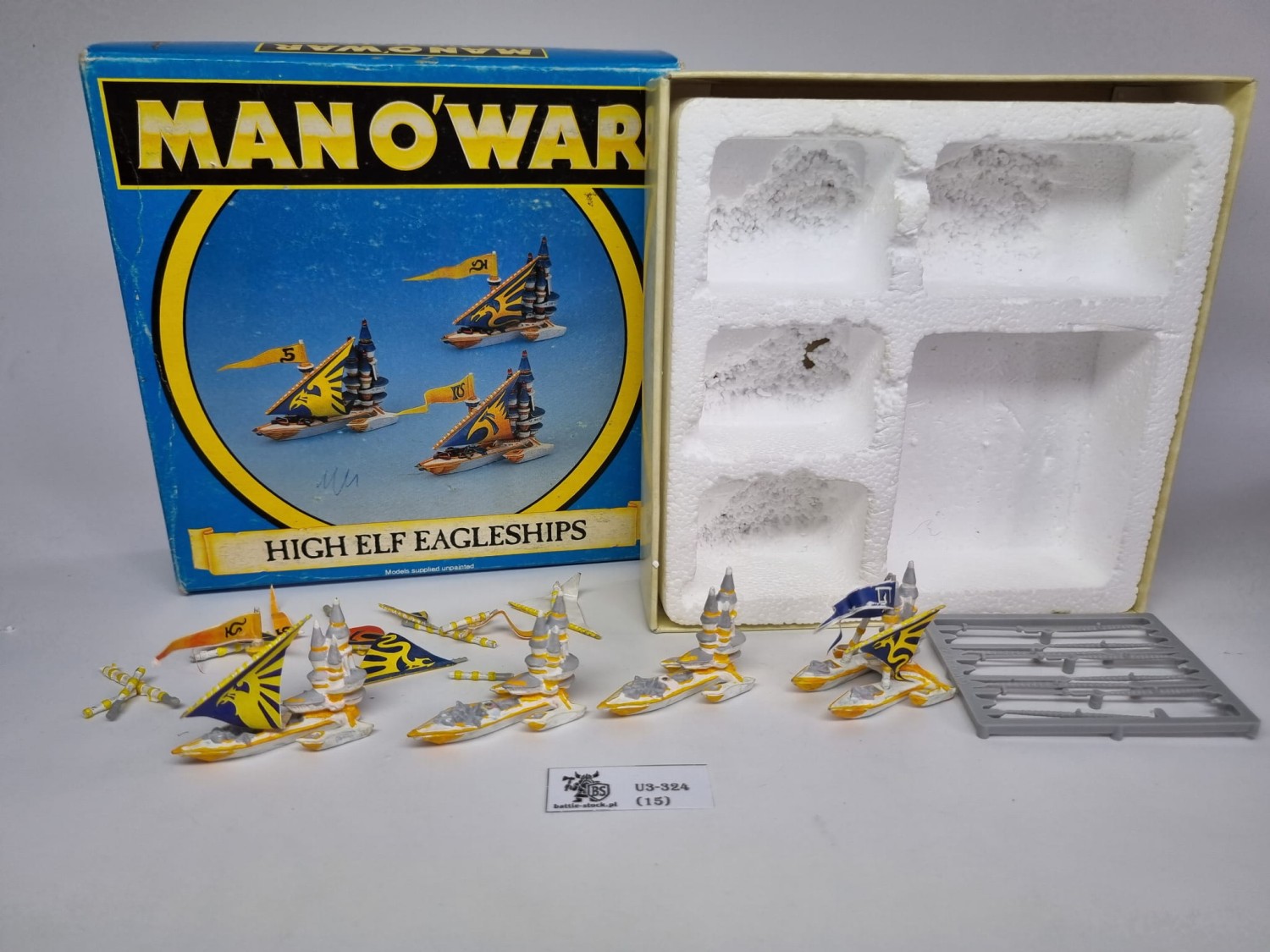 man o war high elf eagleships + dragon ship
