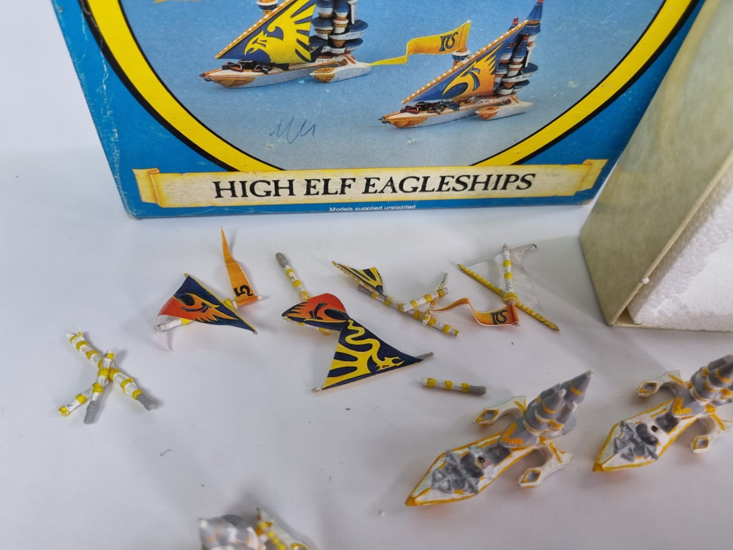 man o war high elf eagleships + dragon ship