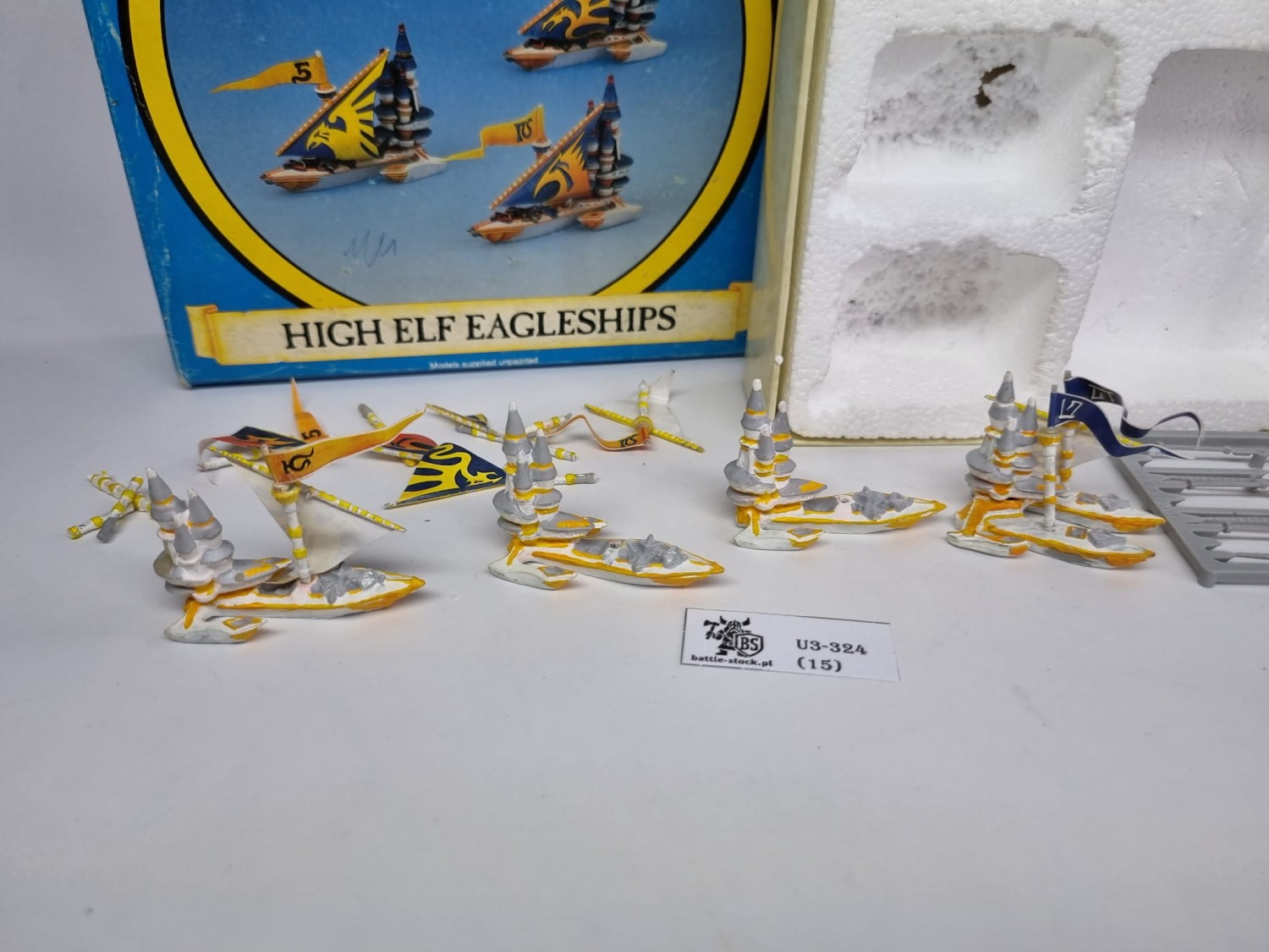 man o war high elf eagleships + dragon ship