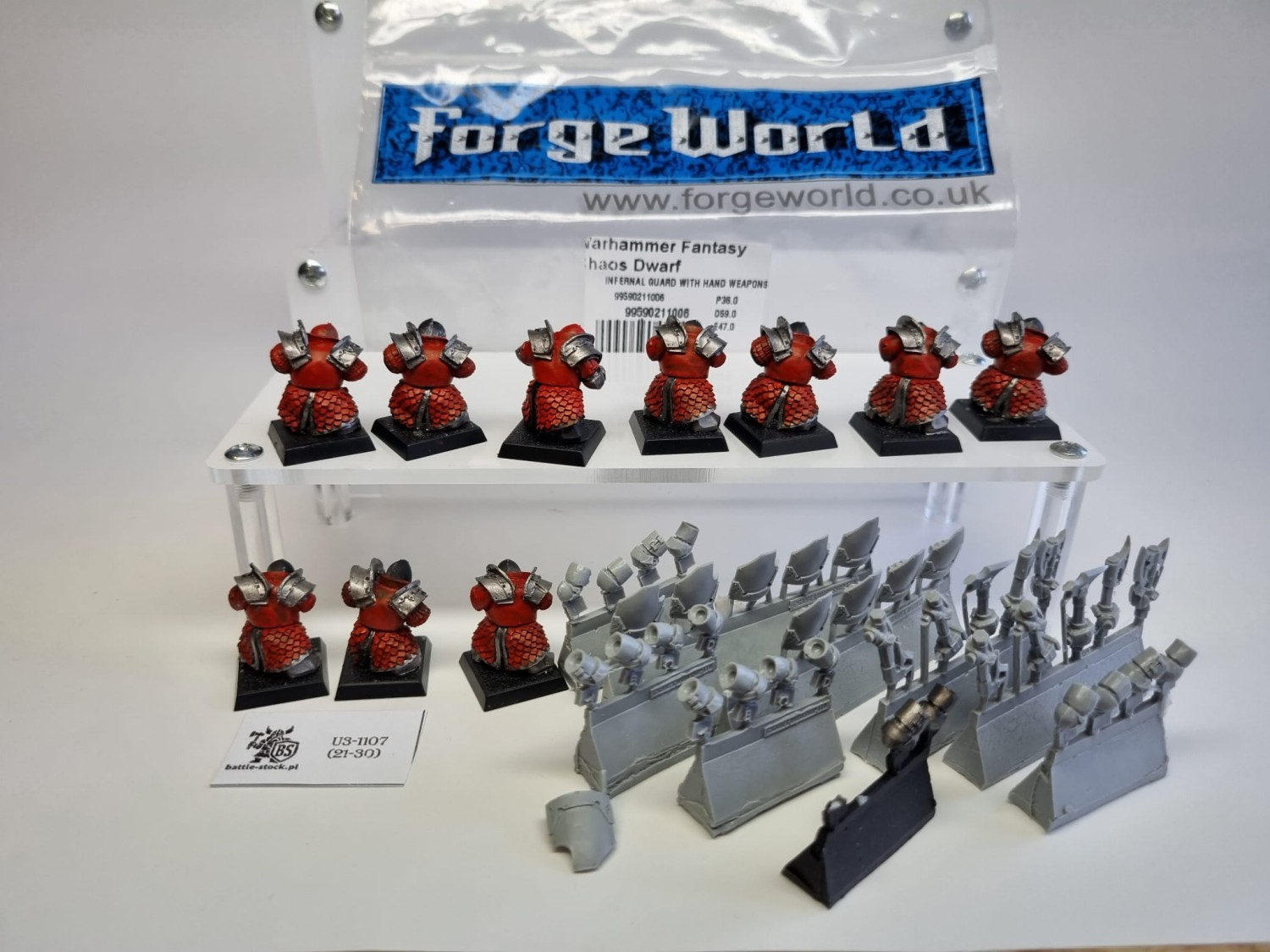 WFB Chaos dwarf Forge world infernal guard