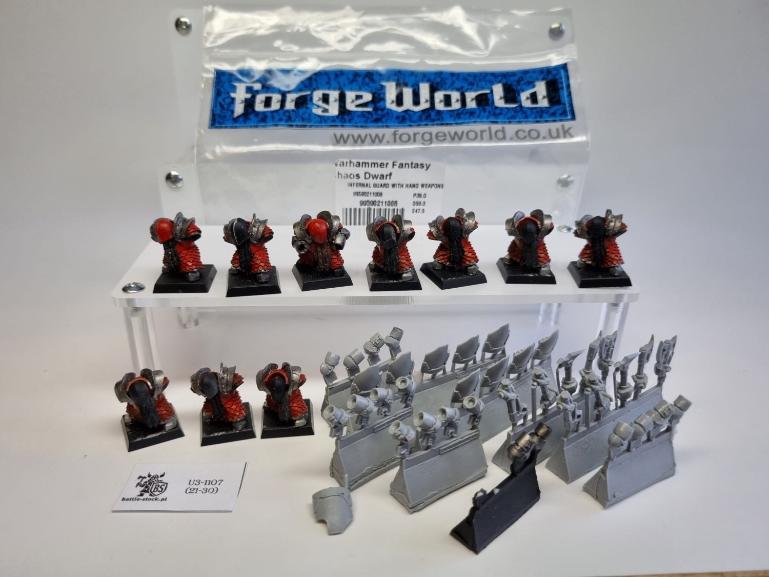 WFB Chaos dwarf Forge world infernal guard