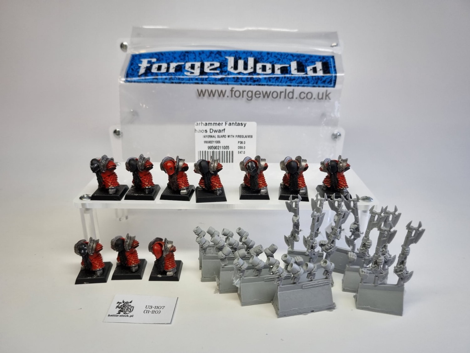 WFB Chaos dwarf Forge world infernal guard