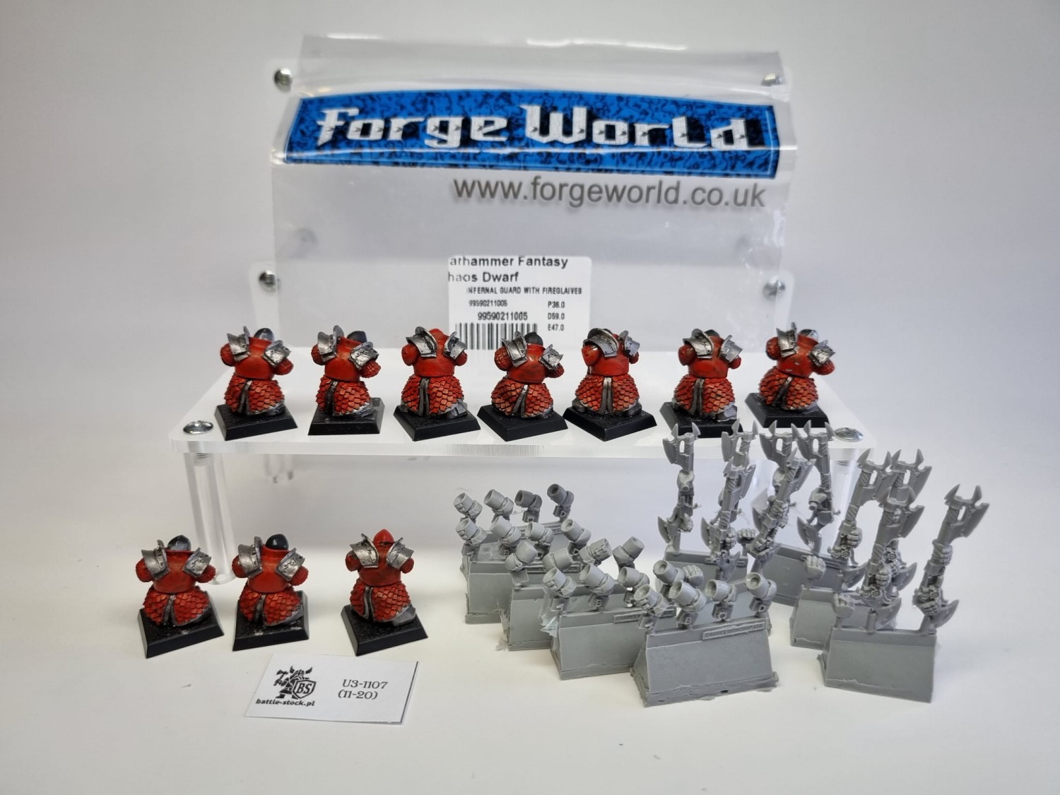 WFB Chaos dwarf Forge world infernal guard
