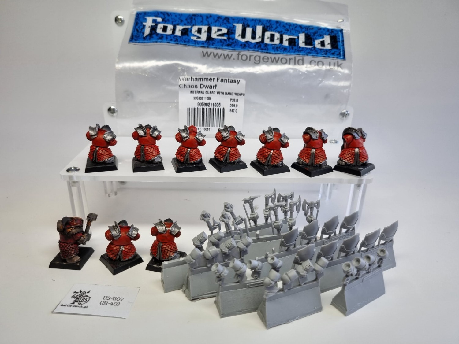 WFB Chaos dwarf Forge world infernal guard