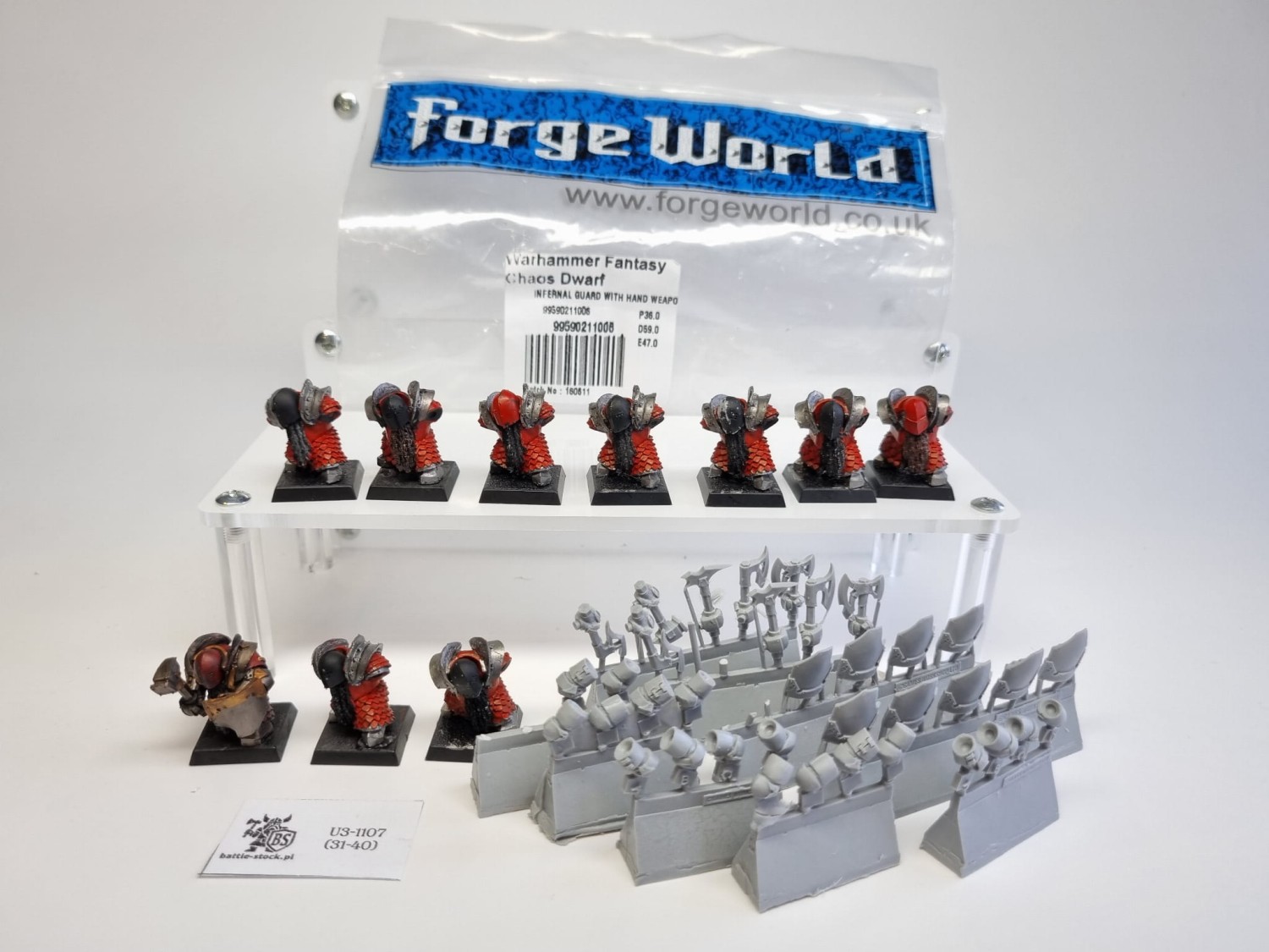 WFB Chaos dwarf Forge world infernal guard