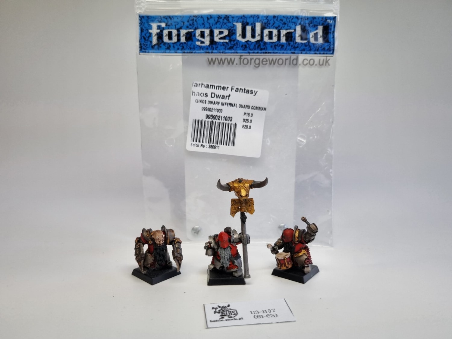WFB Chaos dwarf Forge world infernal guard command