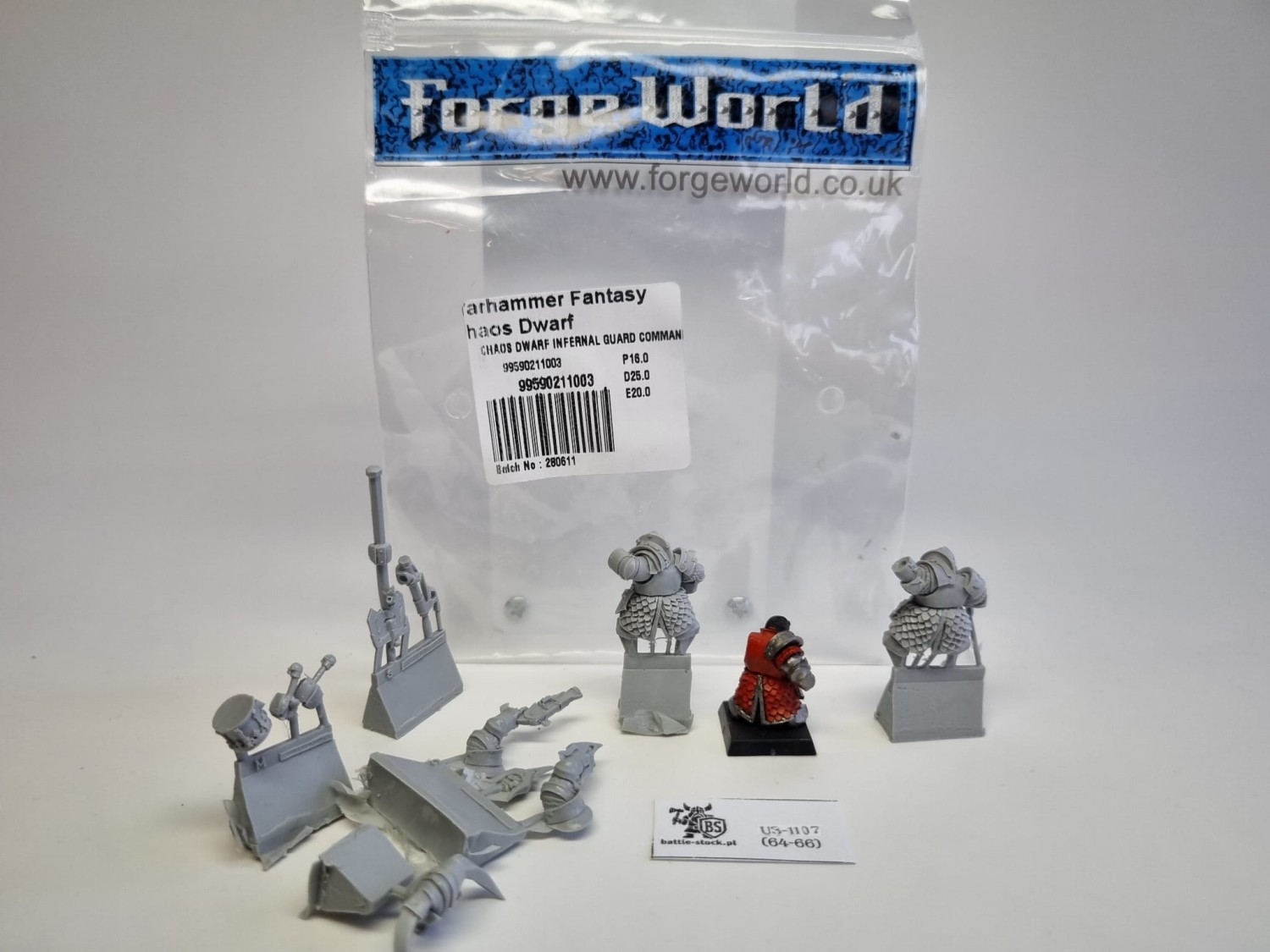 WFB Chaos dwarf Forge world infernal guard command