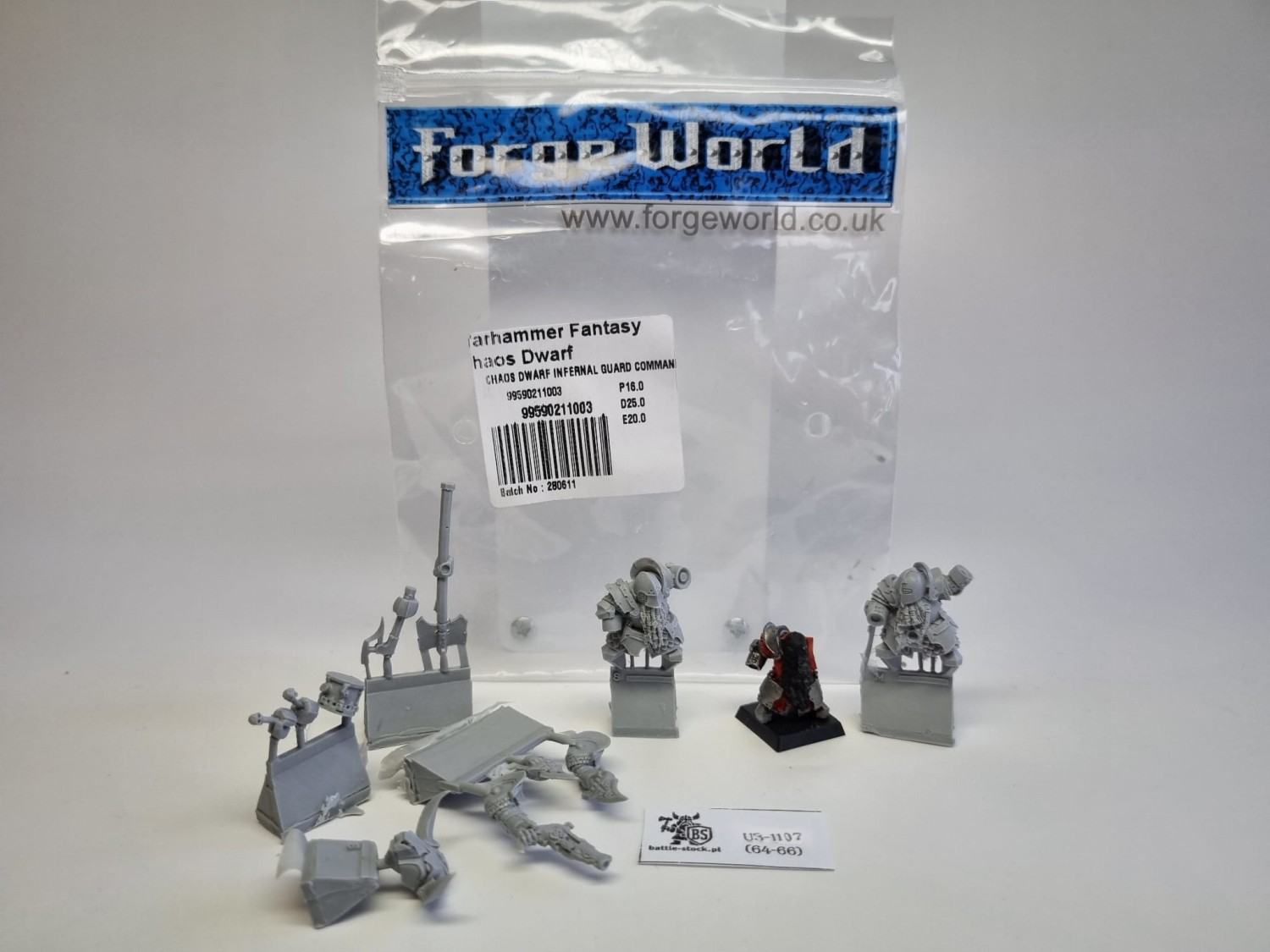 WFB Chaos dwarf Forge world infernal guard command