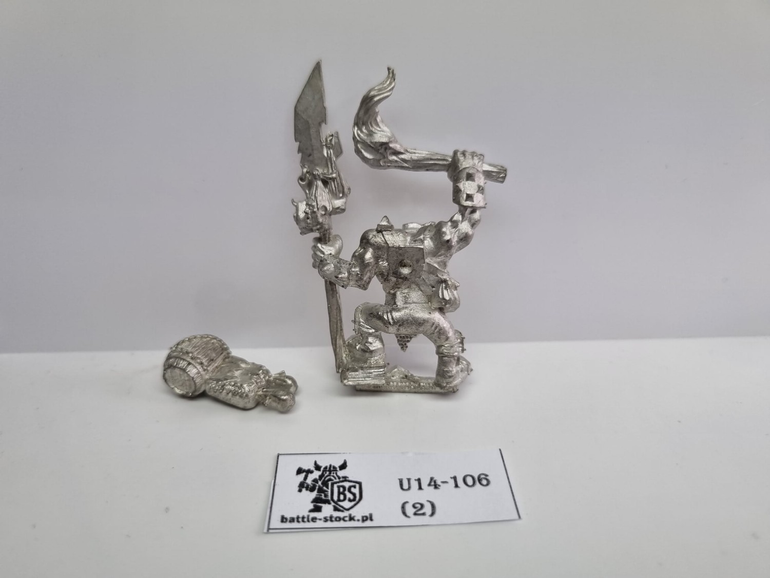 orc raider with torch