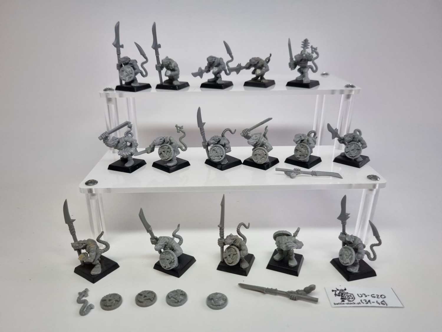 WFB skaven clanrats multiparts