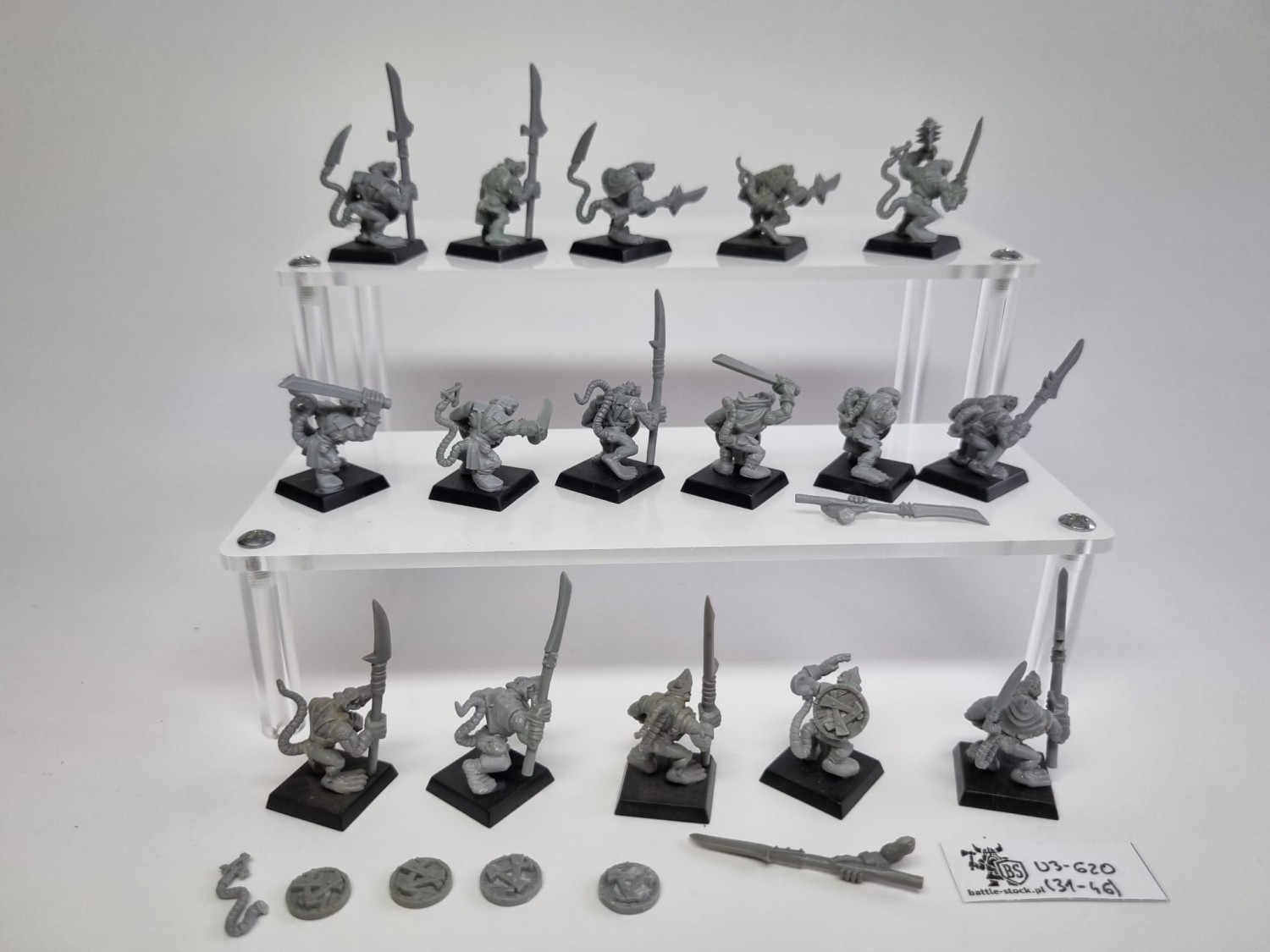 WFB skaven clanrats multiparts