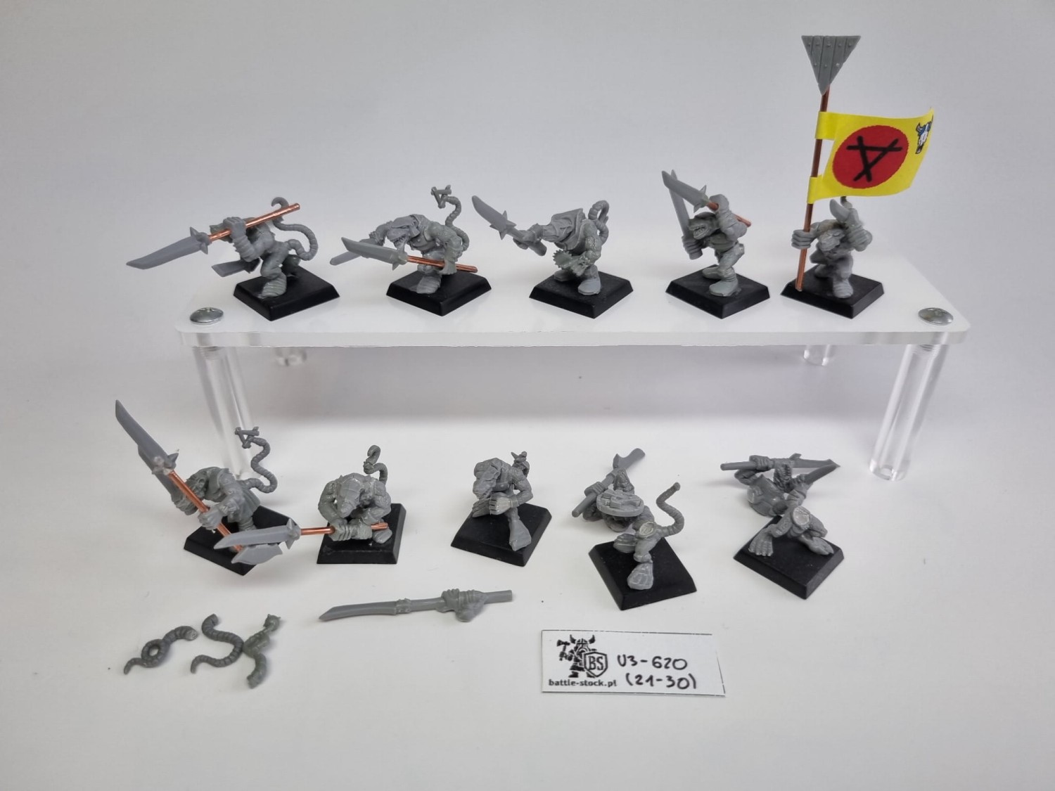 WFB skaven clanrats multiparts
