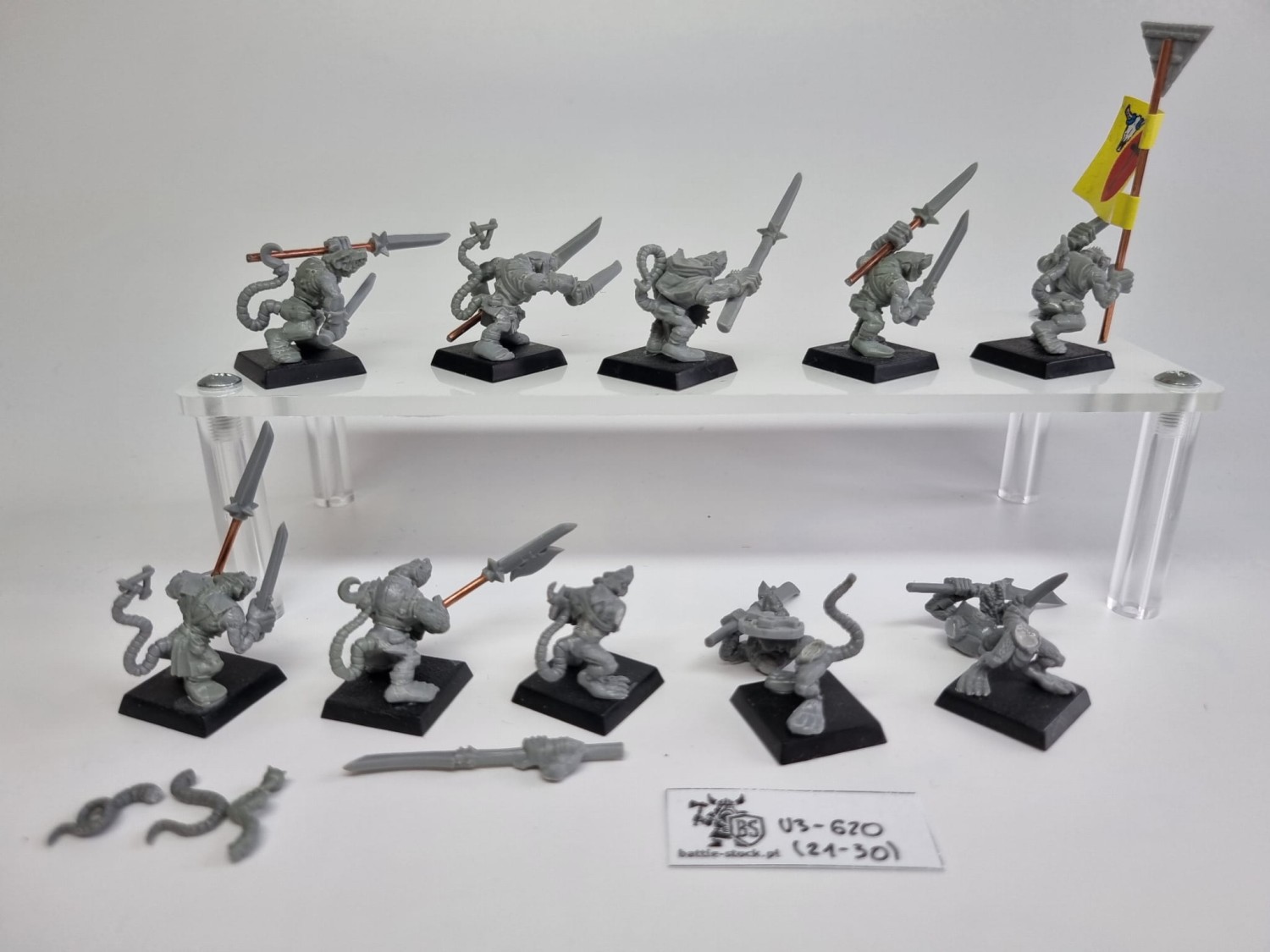 WFB skaven clanrats multiparts