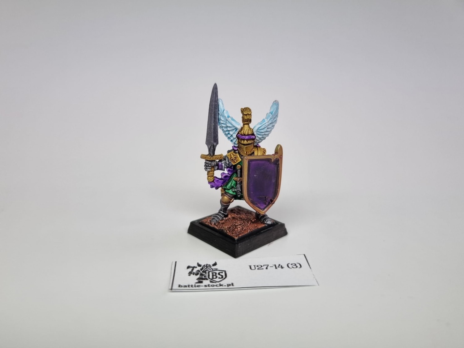 WFB Bretonia Paladin on foot