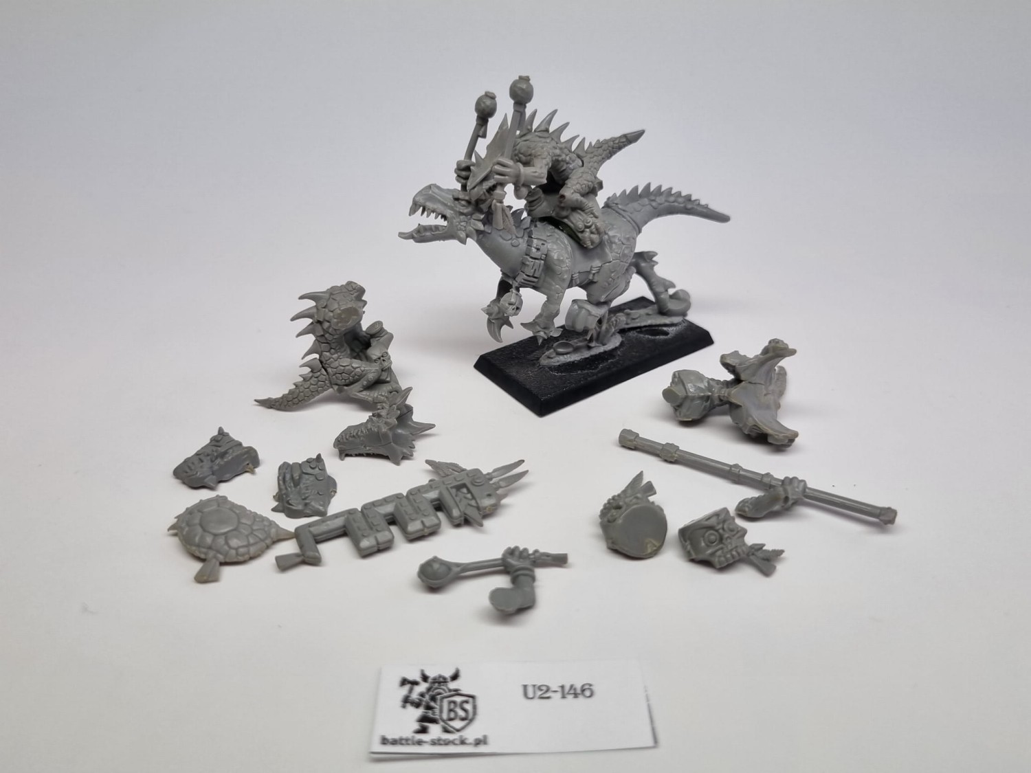 WFB lizardmen saurus on cold one