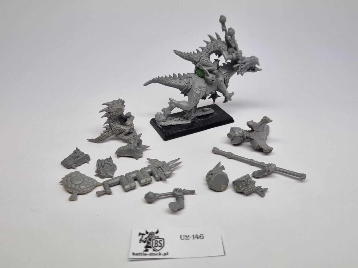 WFB lizardmen saurus on cold one