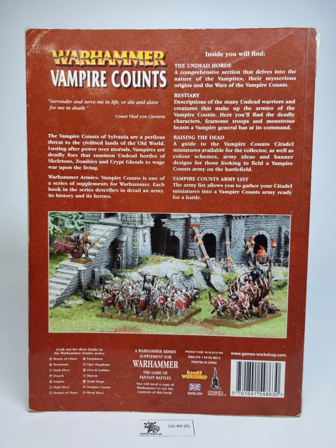 armybook vampire counts podniszczony