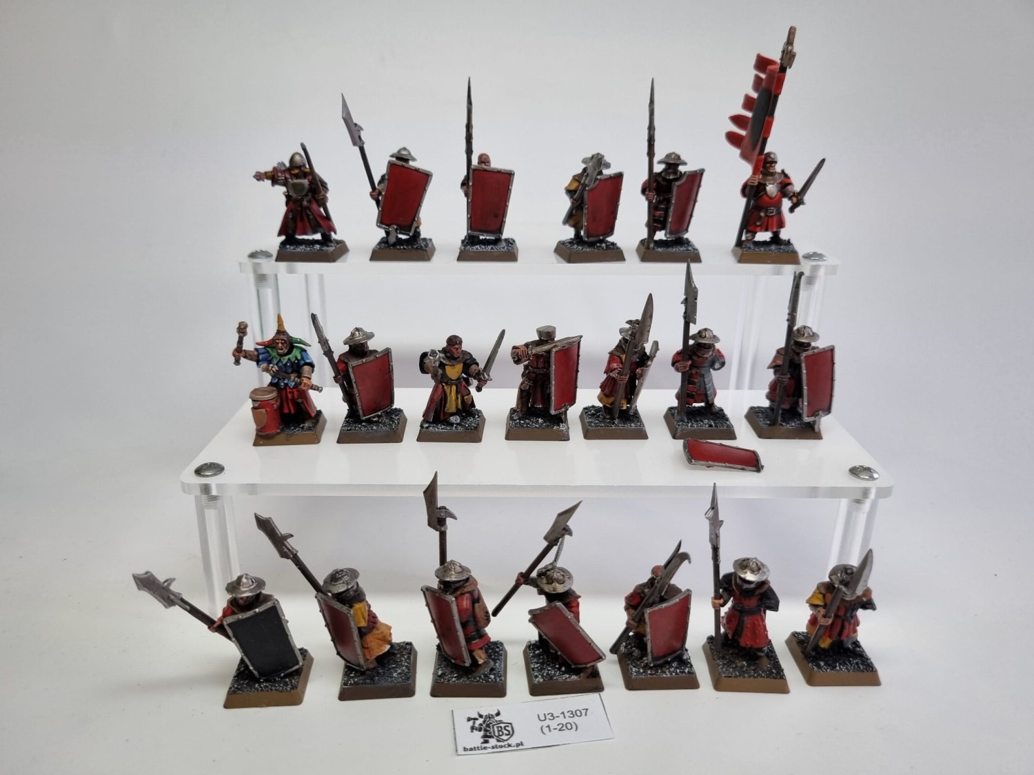 WFB bretonia Men at arms - podstawki nie gw