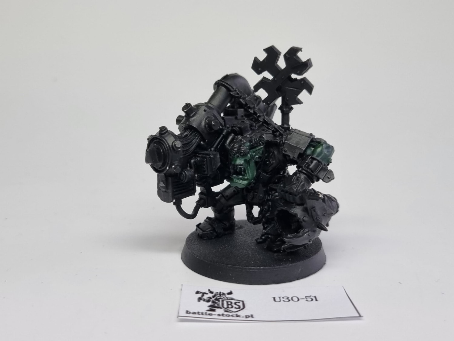 40k Ork Big mek with attack gun (bez goblina) M