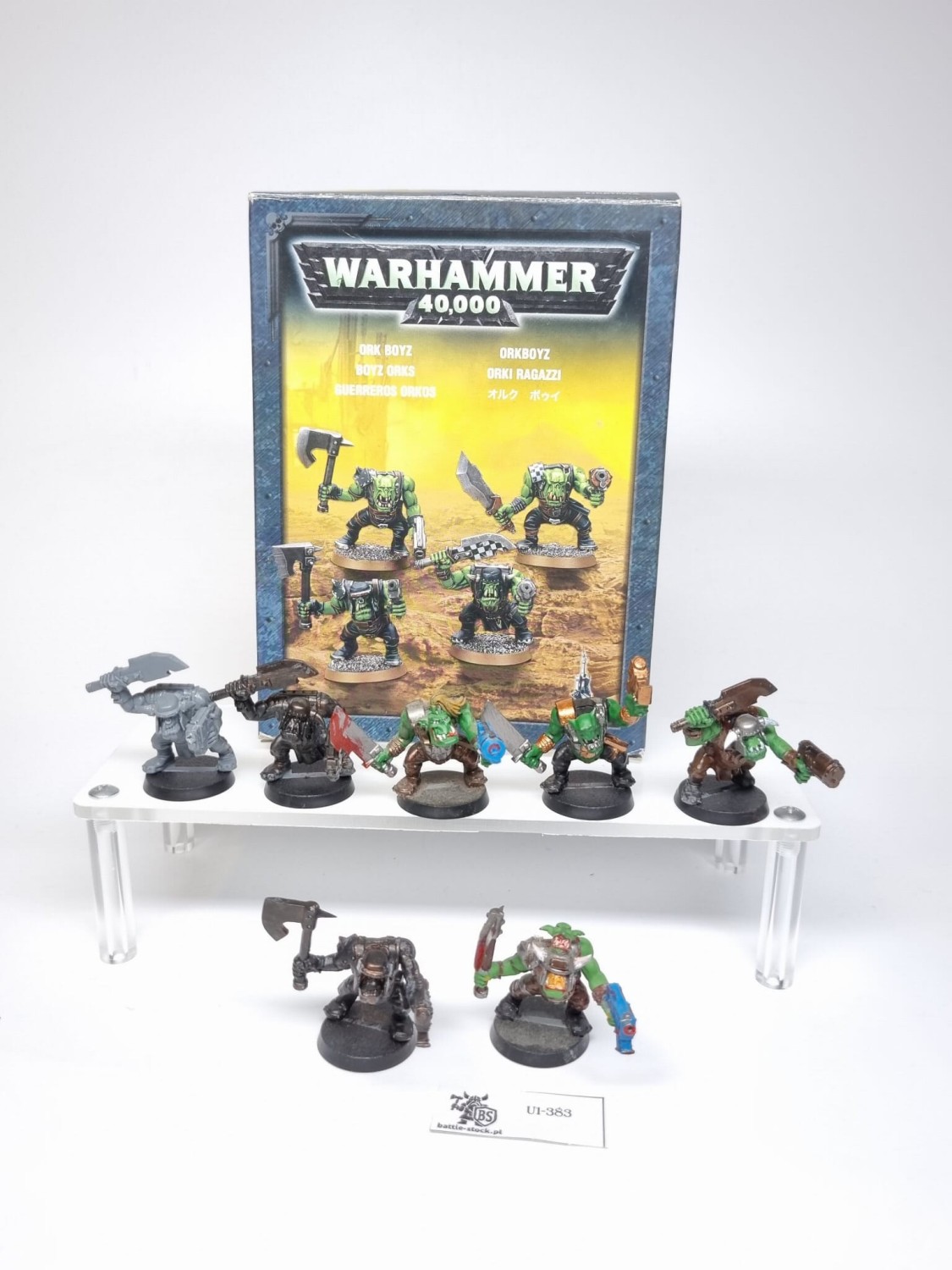 40k ork boyz box złożone
