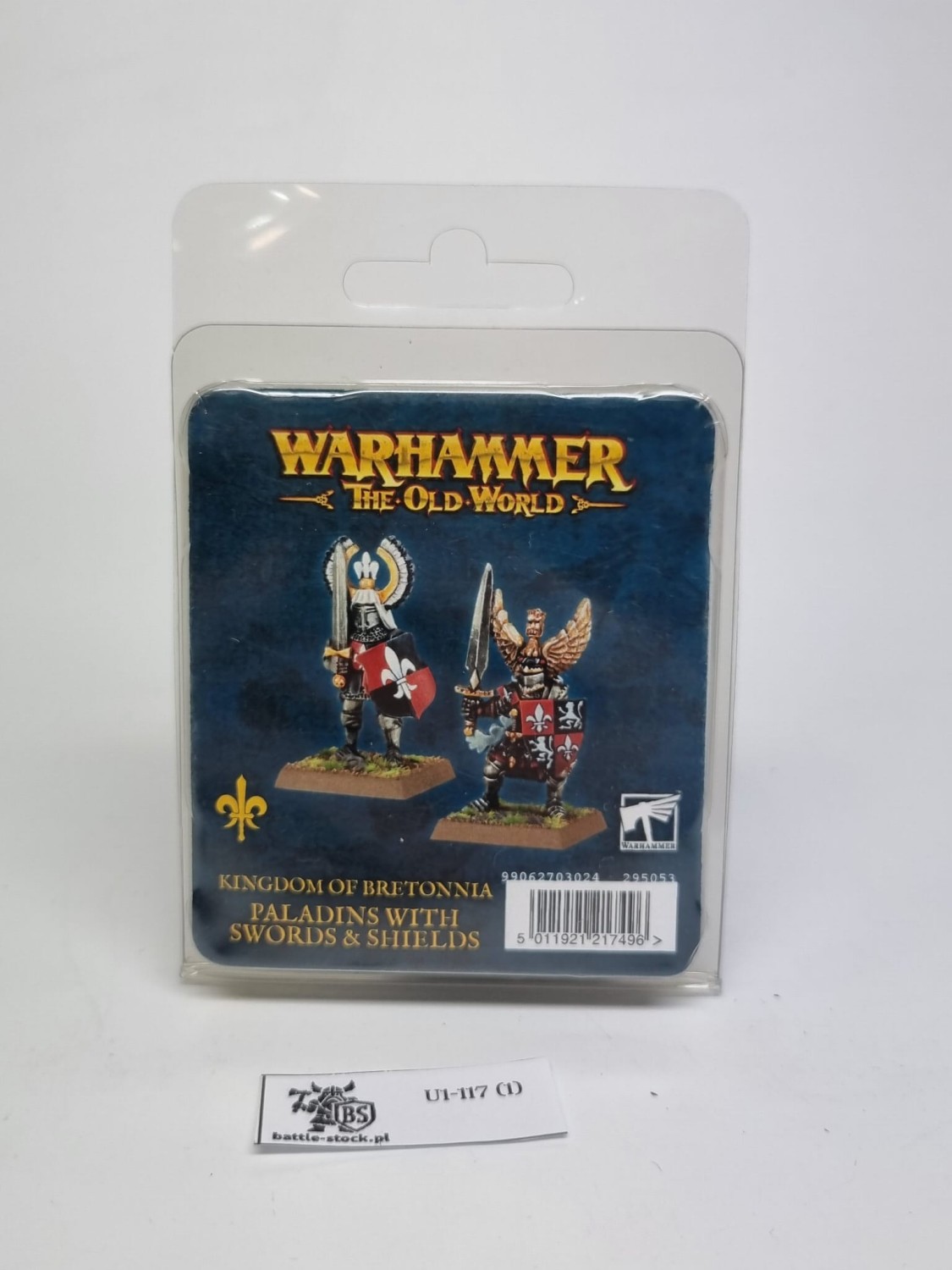 paladins with swords and shields blister