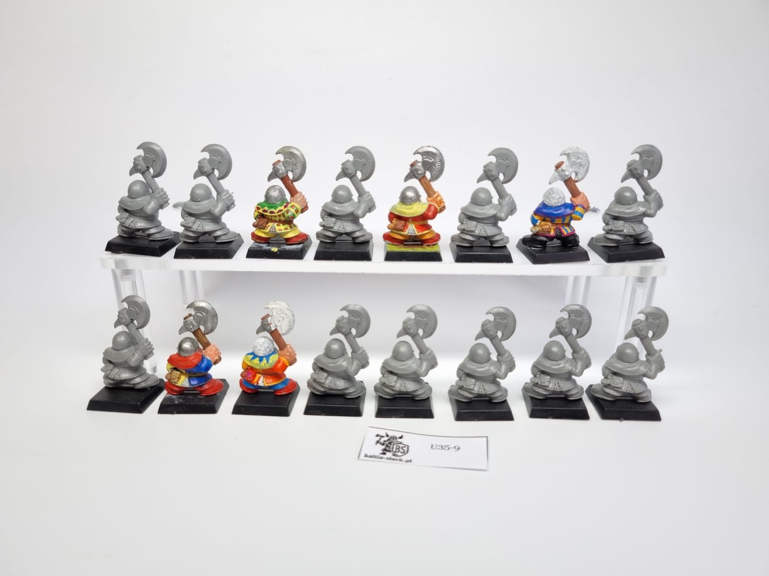 WFB dwarf warriors monopose