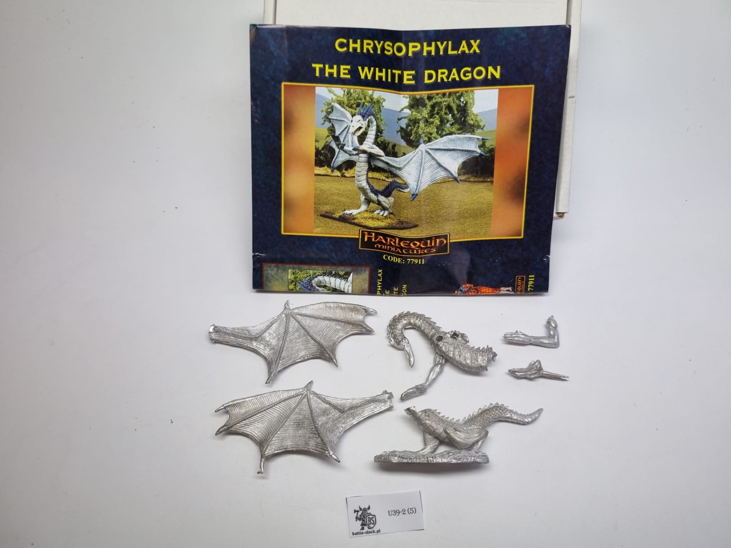 The white dragon harlequin