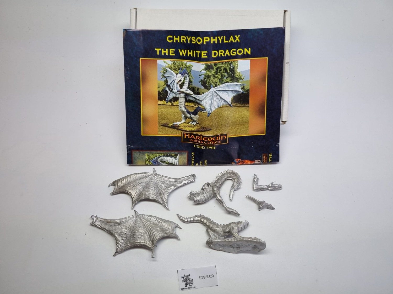 The white dragon harlequin