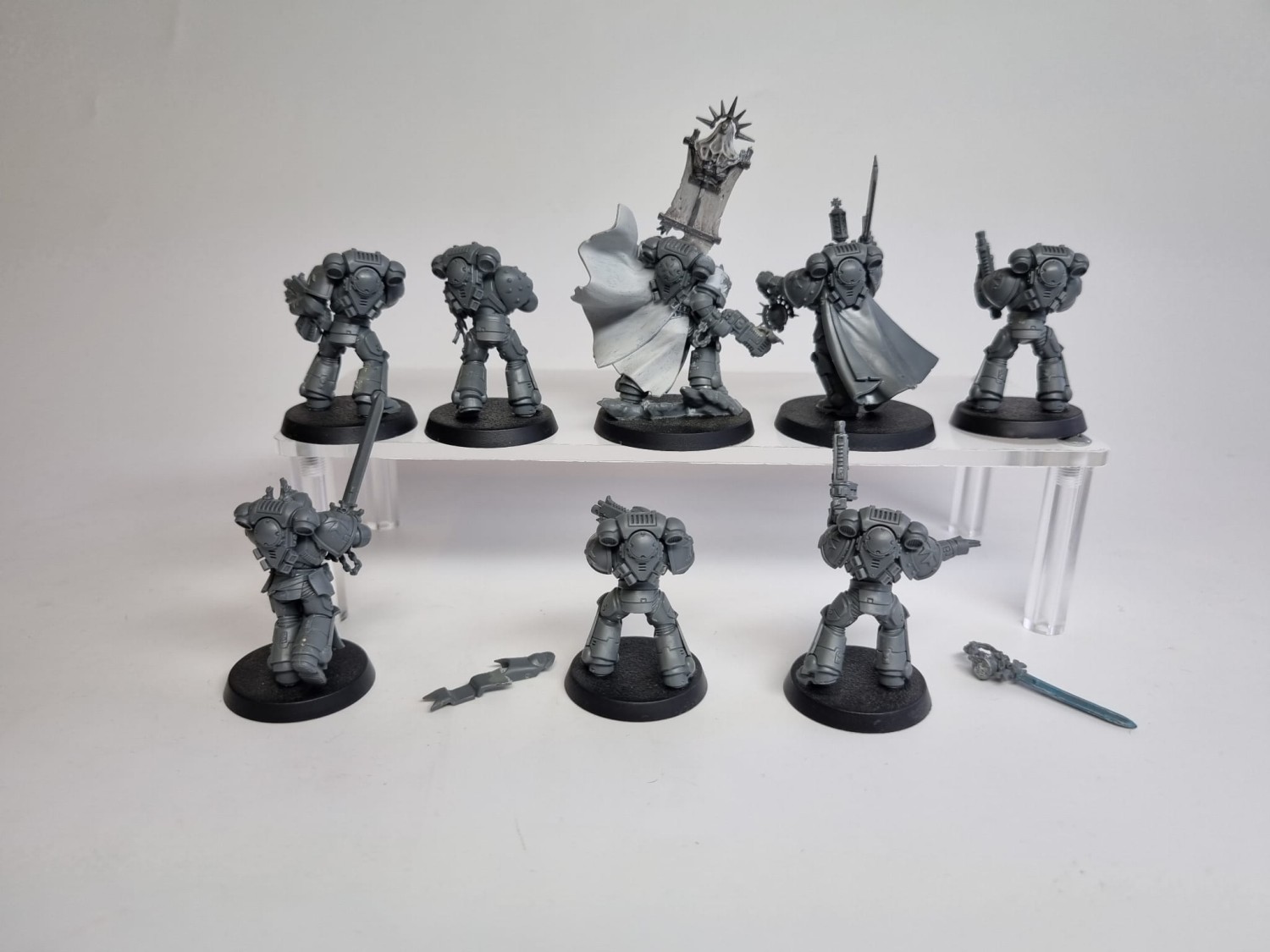 40k combat patrol black templars lekko konwertowany