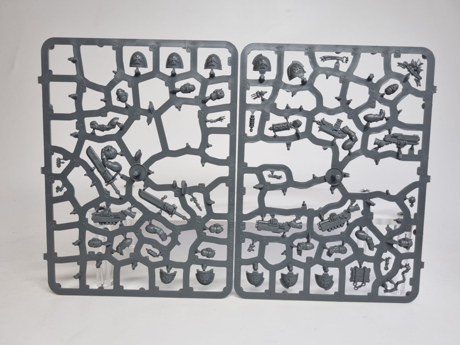 40k combat patrol black templars lekko konwertowany