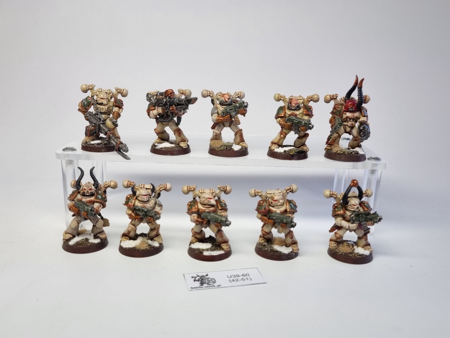 40k CSM tacticals (elementy w metalu + minmalne braki)