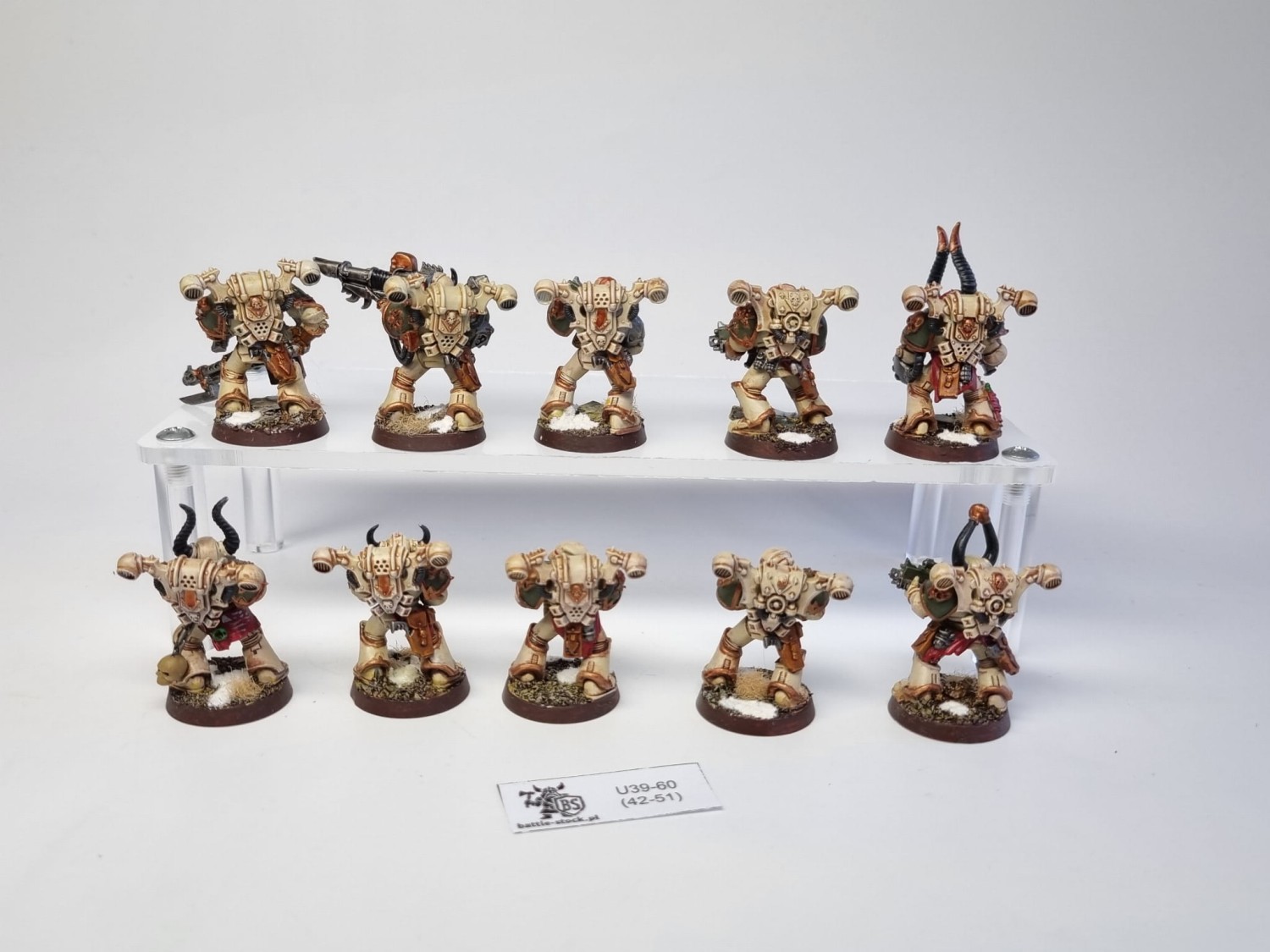 40k CSM tacticals (elementy w metalu + minmalne braki)