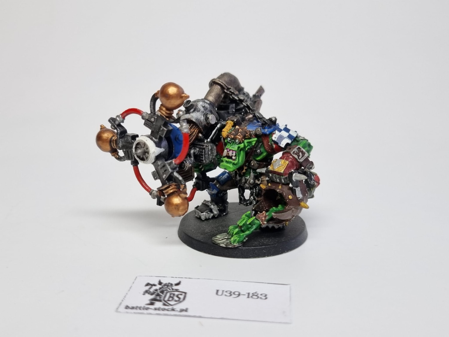 40k mekk boy with shokk attack gun