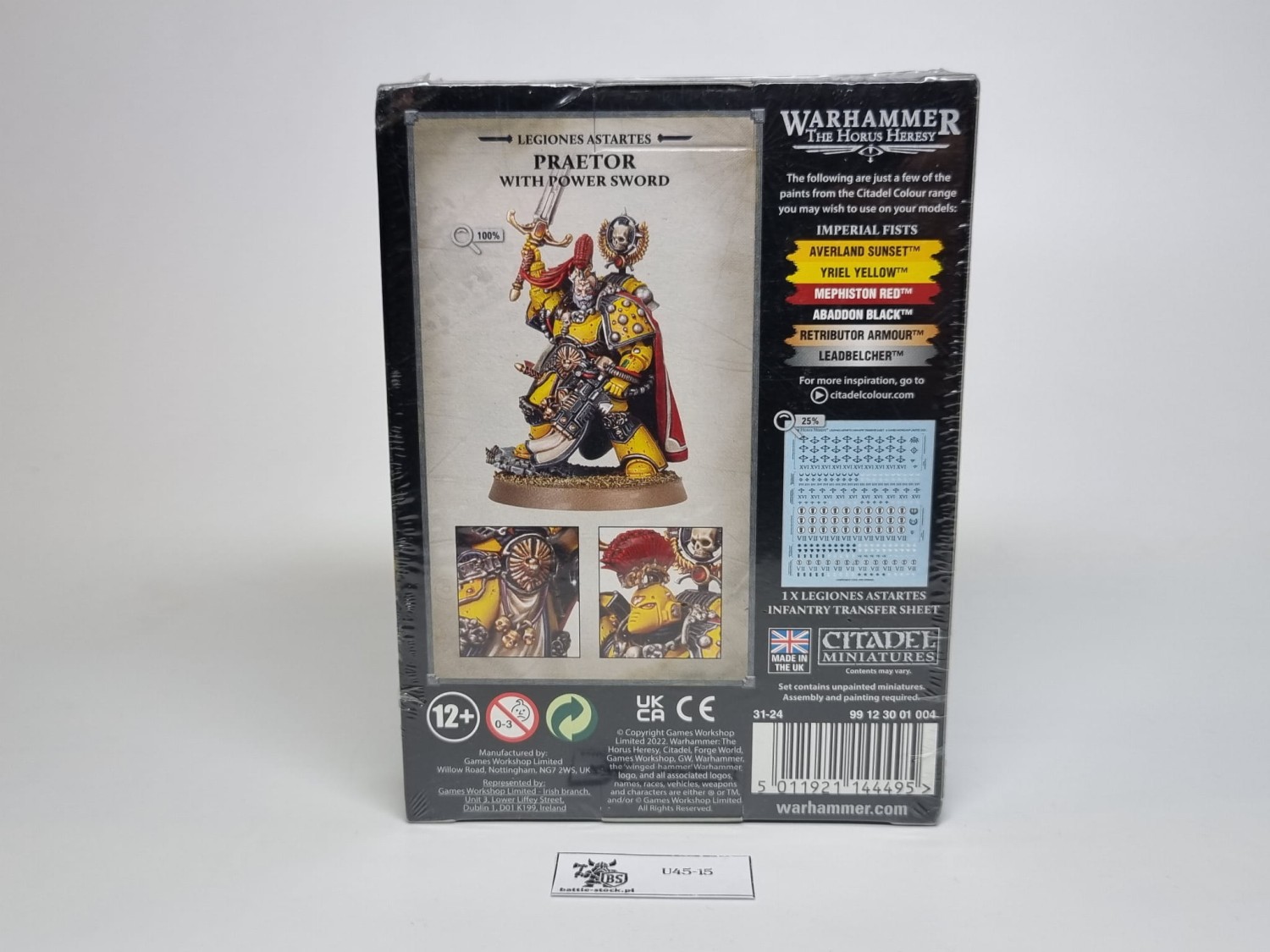 40K SM Praetor with power sword