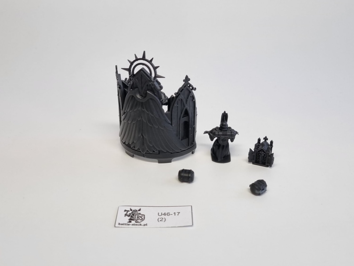 Częśći  40k exorcist na szarym tle