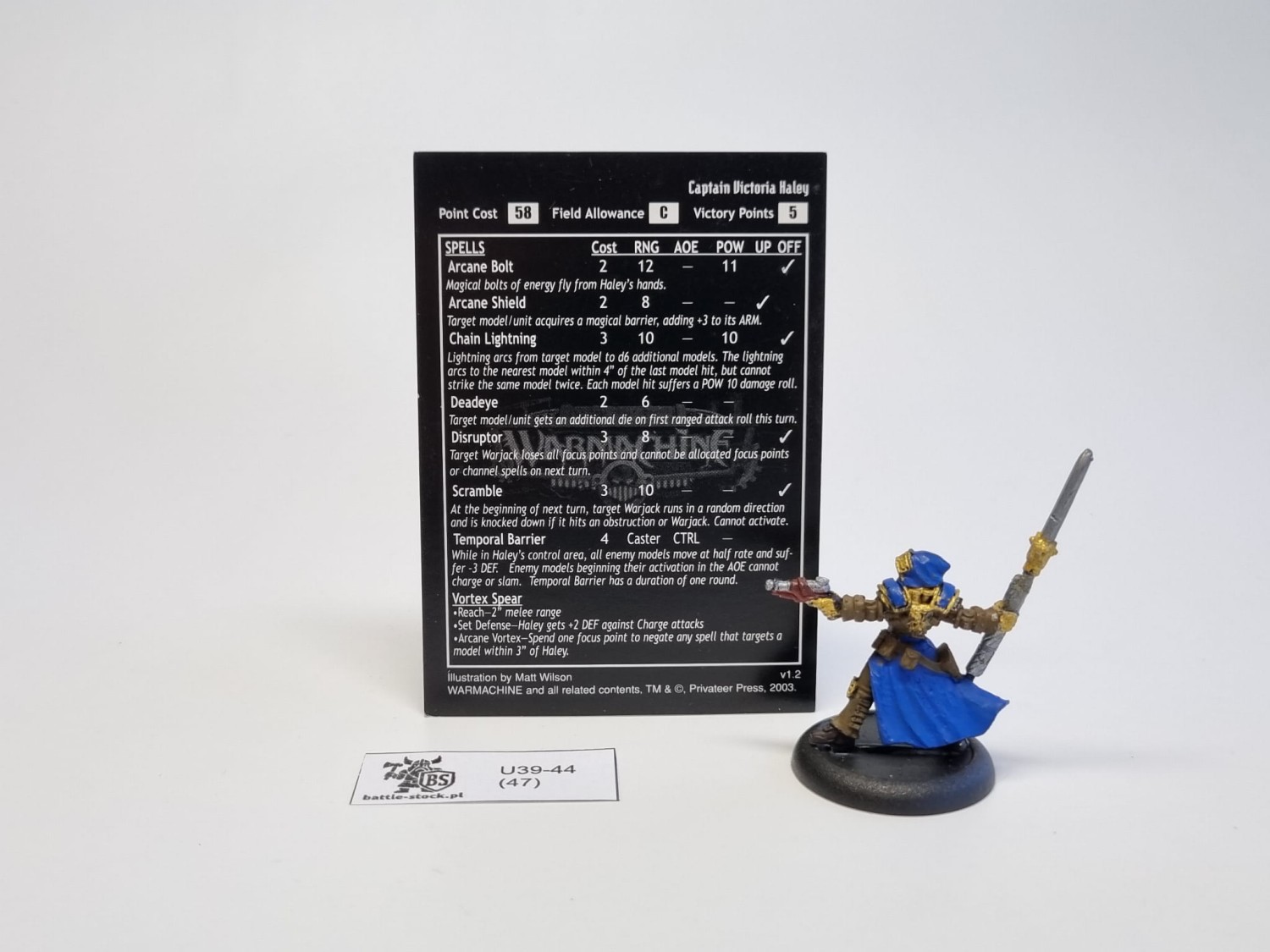 Warmachine captain victoria haley