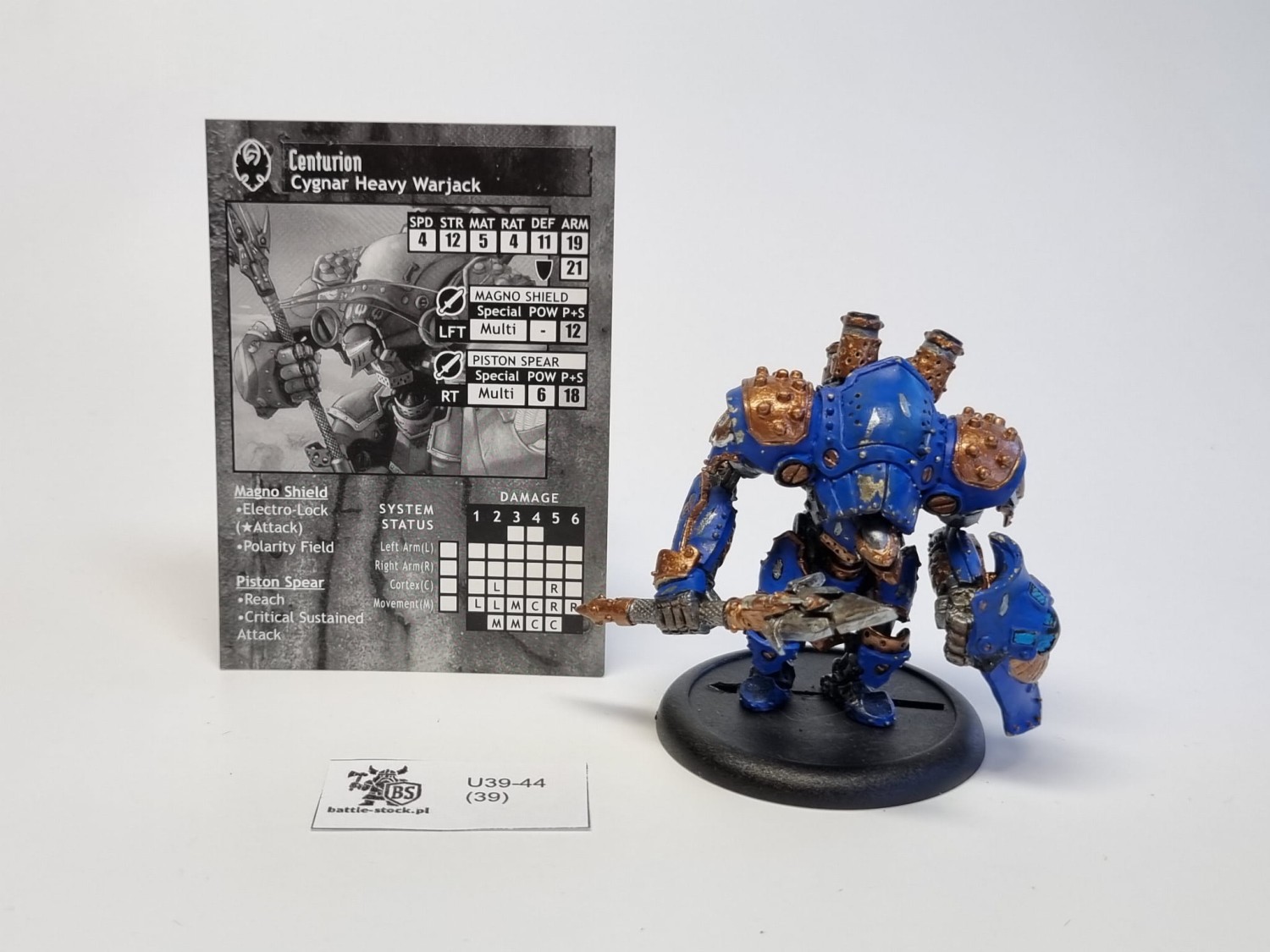 Warmachine centurion cygnar heavy warjack