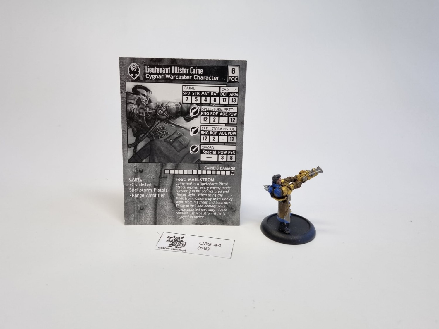 Warmachine warcaster allister caine
