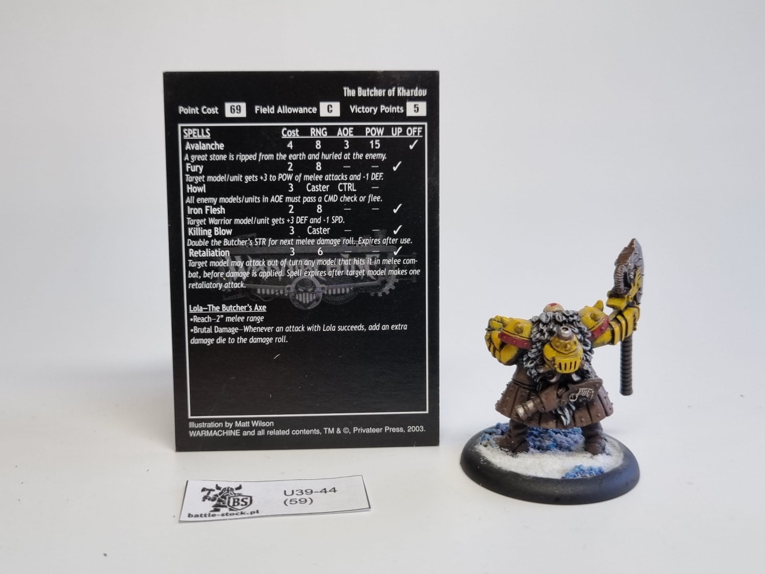 Warmachine butcher of kardov