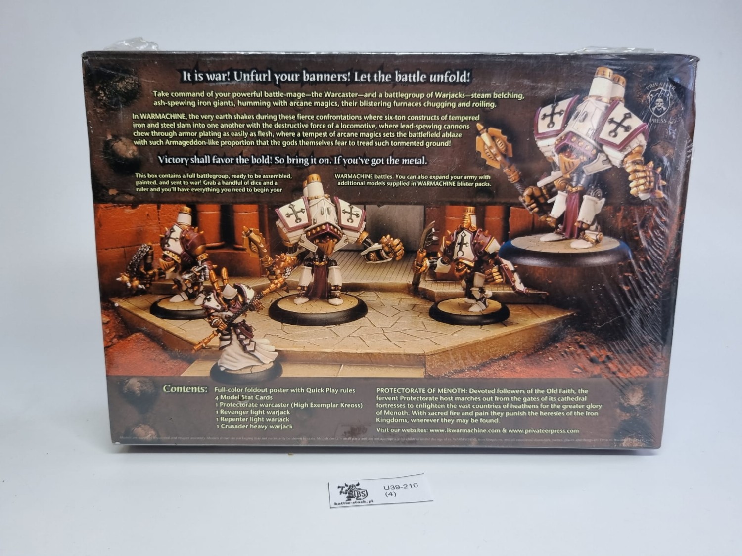 warmachine box protectorate of menoth battlegroup