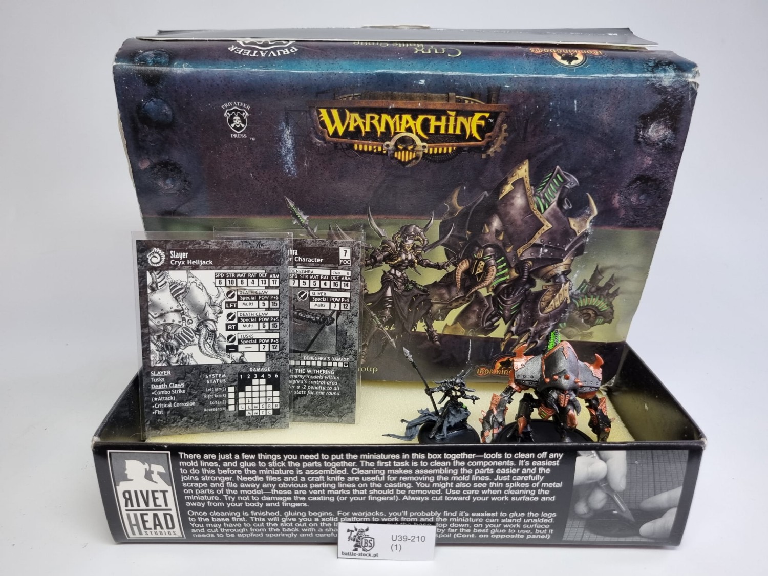 warmachine box wybrakowany battlegroup Cryx