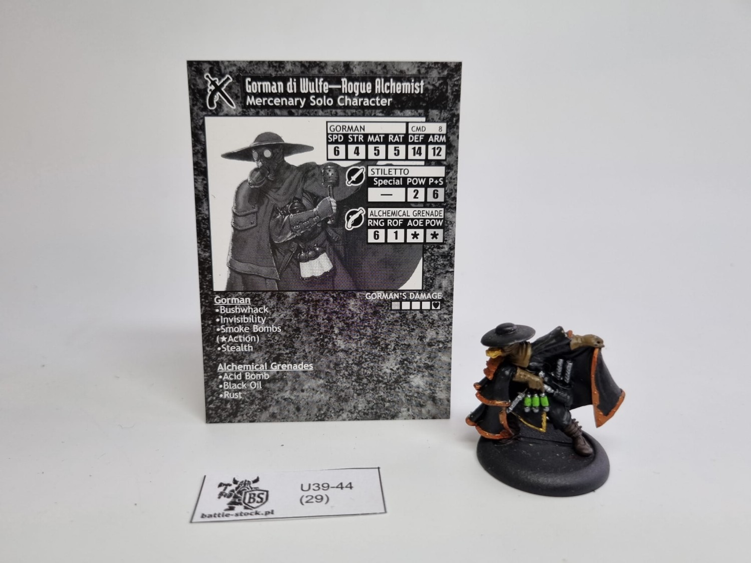Warmachine gormen di wulfe rogue alchemist
