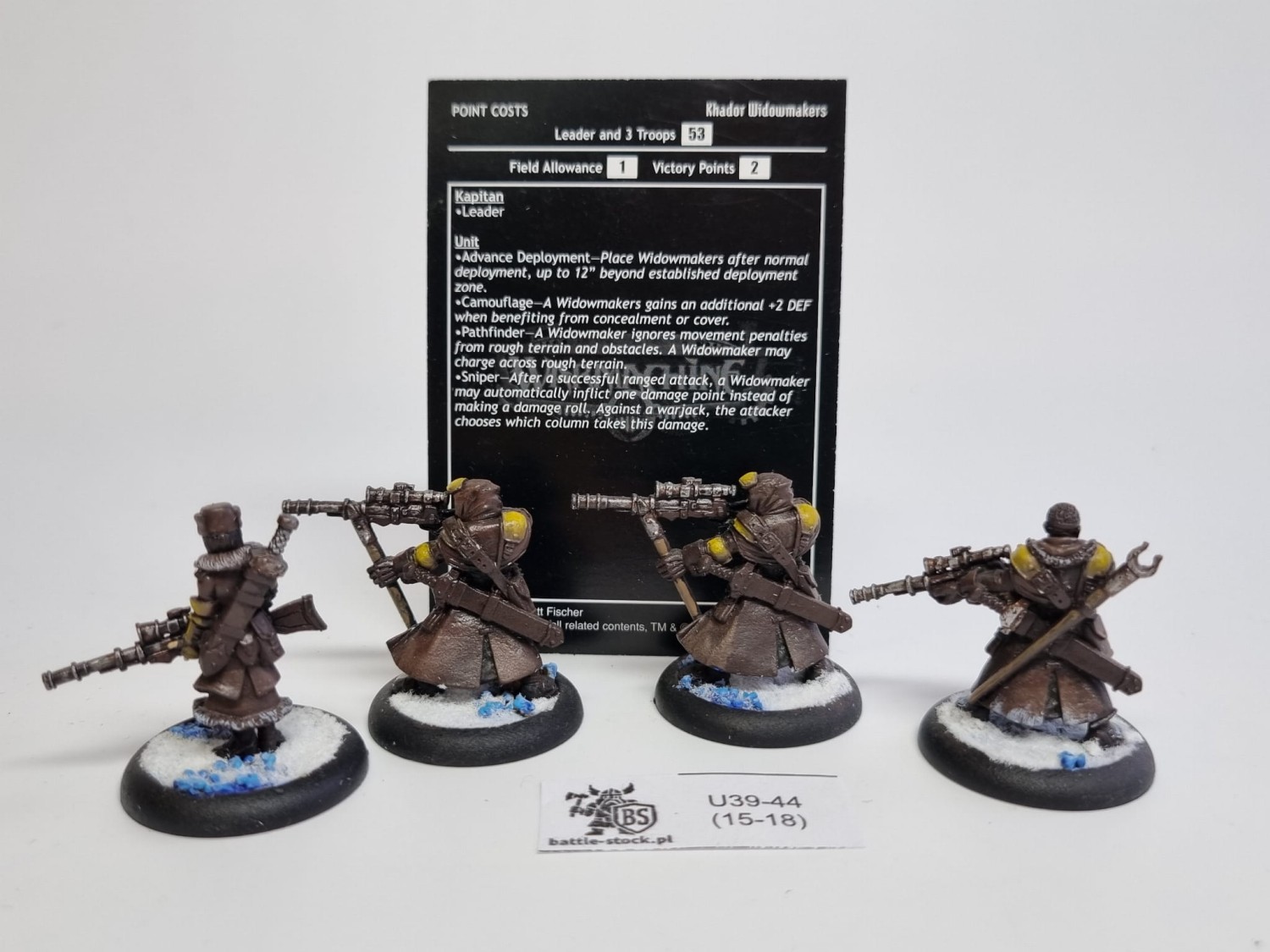 Warmachine widowmakers khador