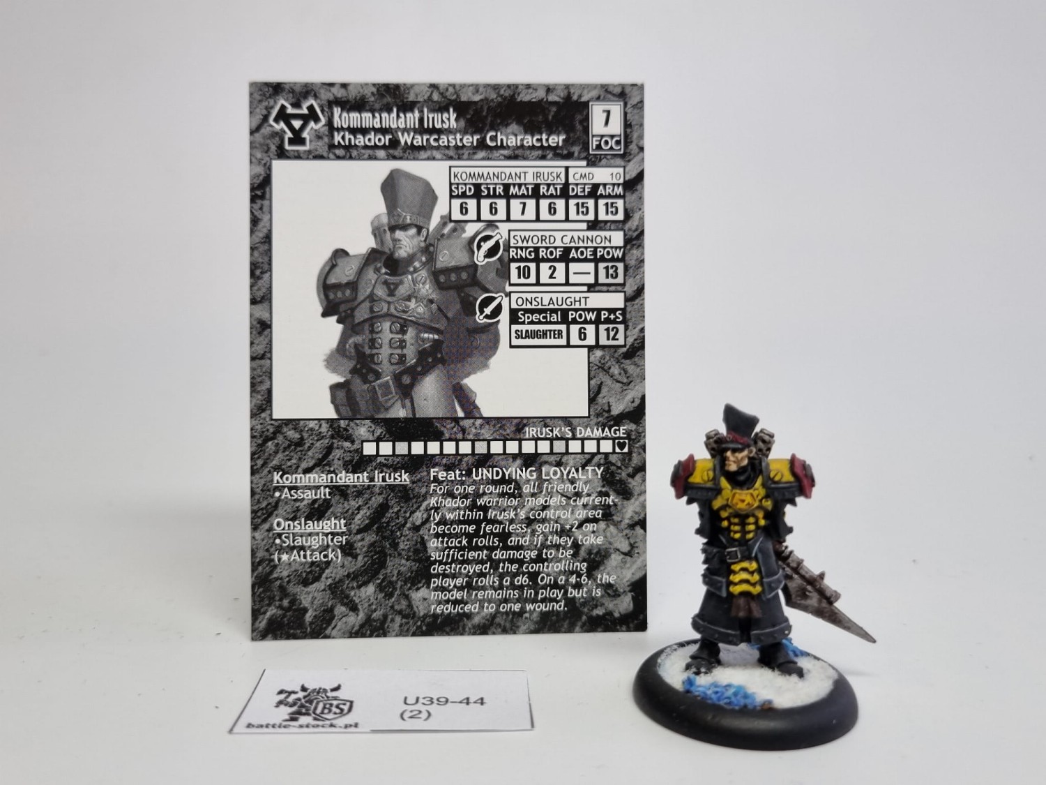 Warmachine kommandant irusk-warcaster