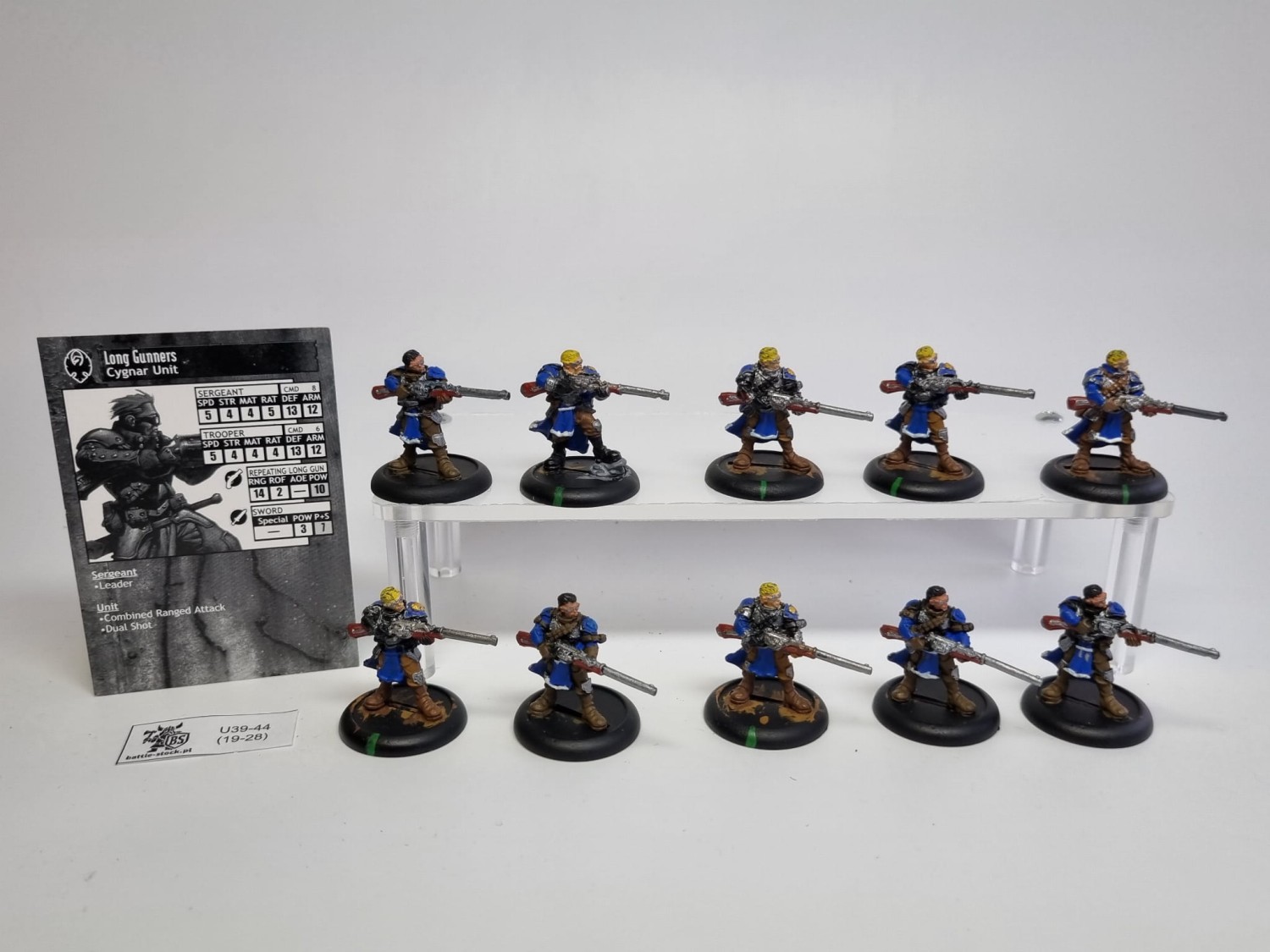 Warmachine long gunner infantry cygnar unit
