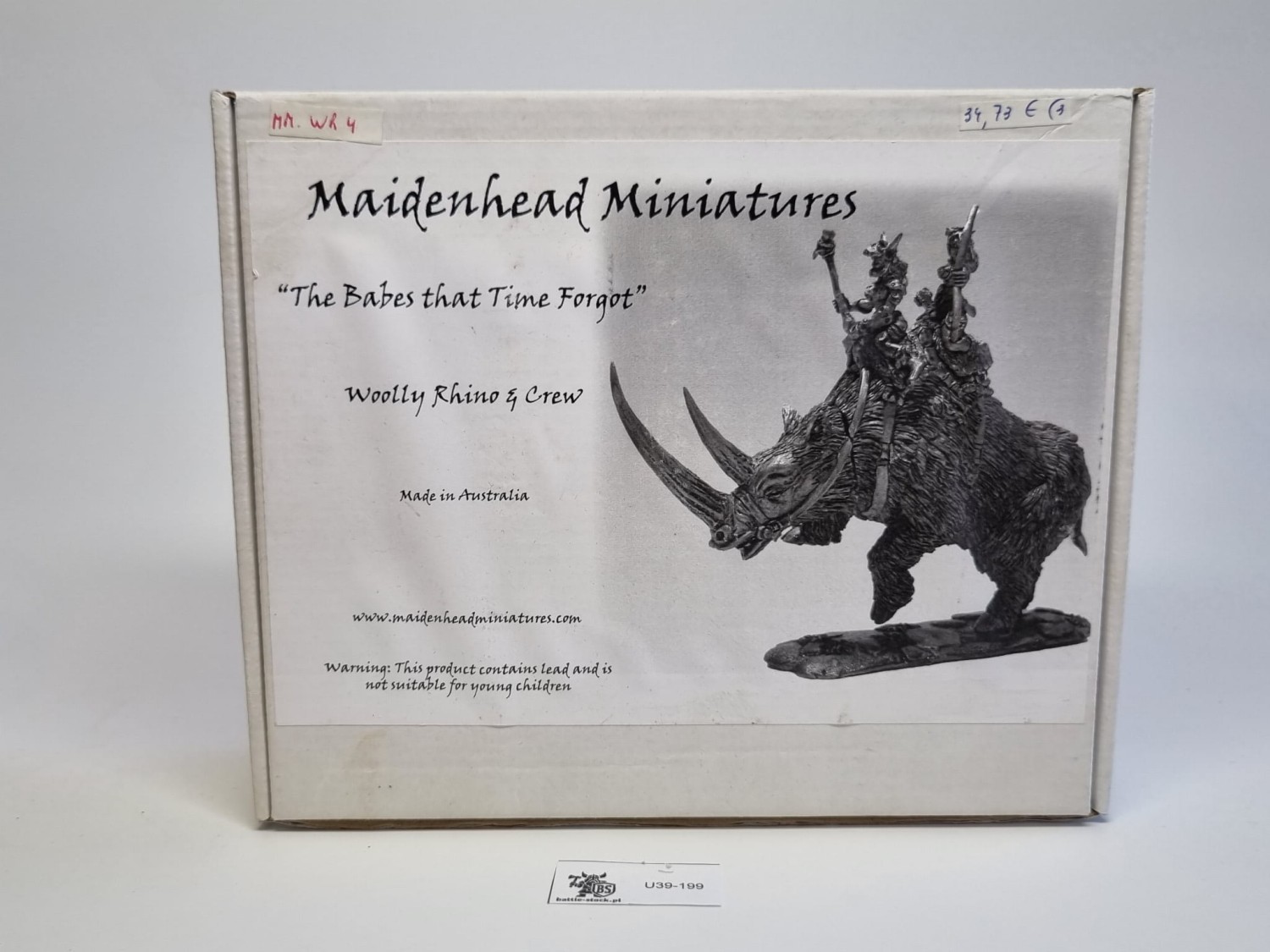 Maidenhead miniatures wolly rhino