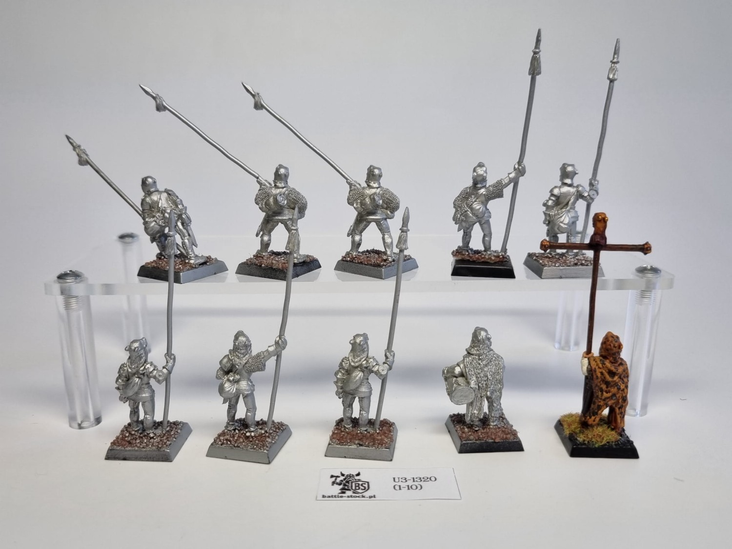WFB leopold's leopard company szary podkład