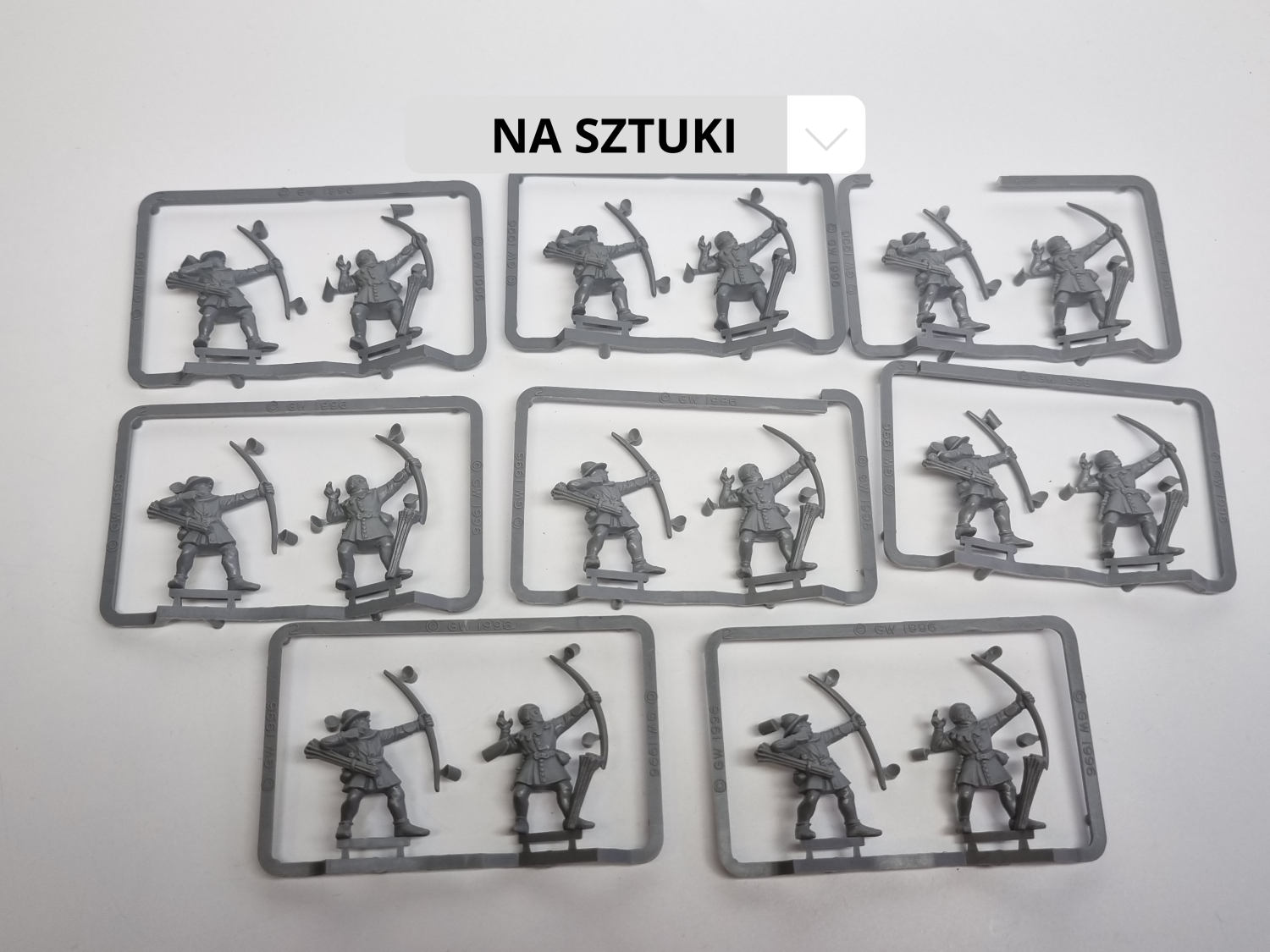 WFB wypraski z łucznikami bretonia (po 2 modele)