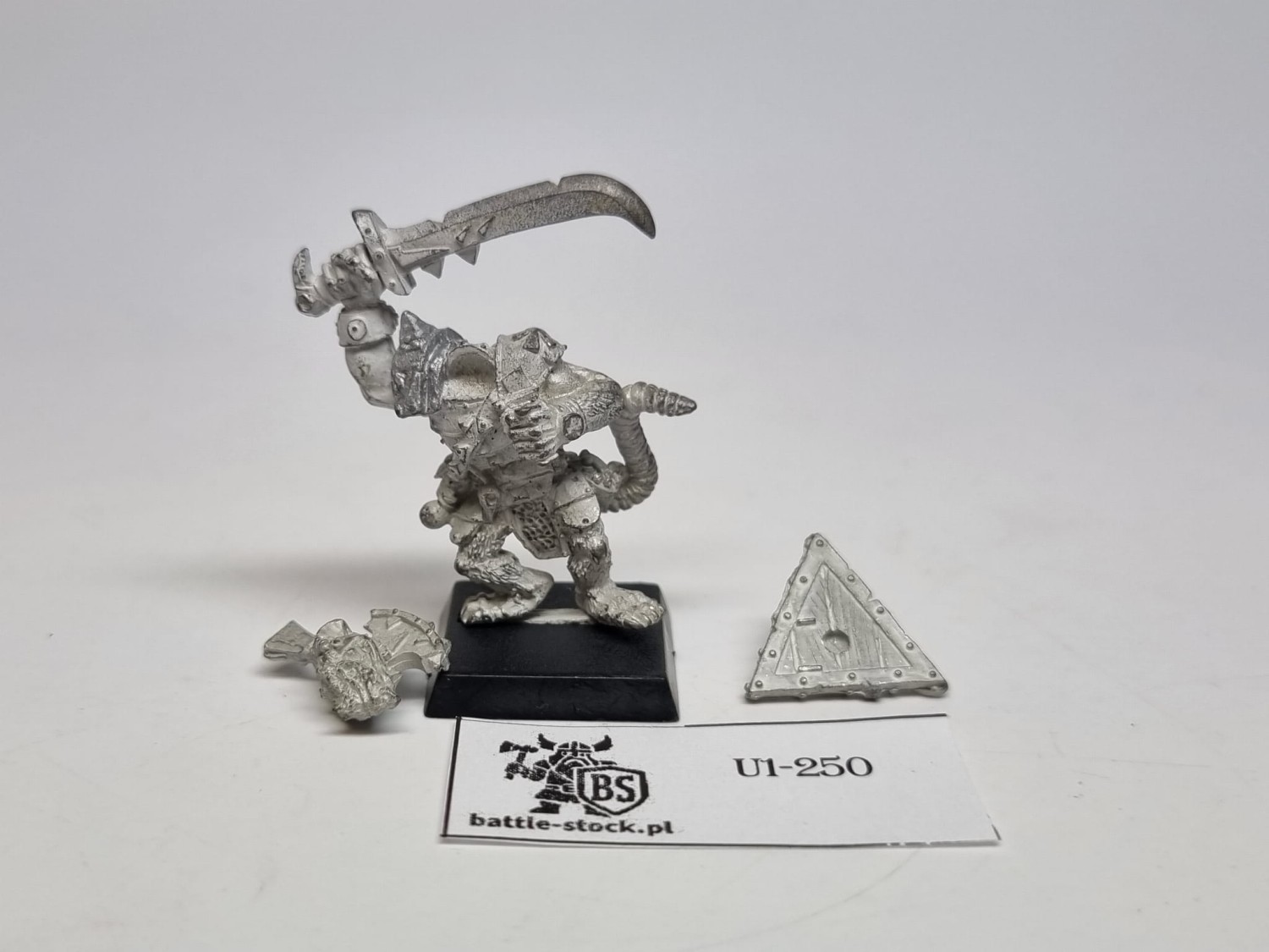 WFB skaven warlord bez back banner
