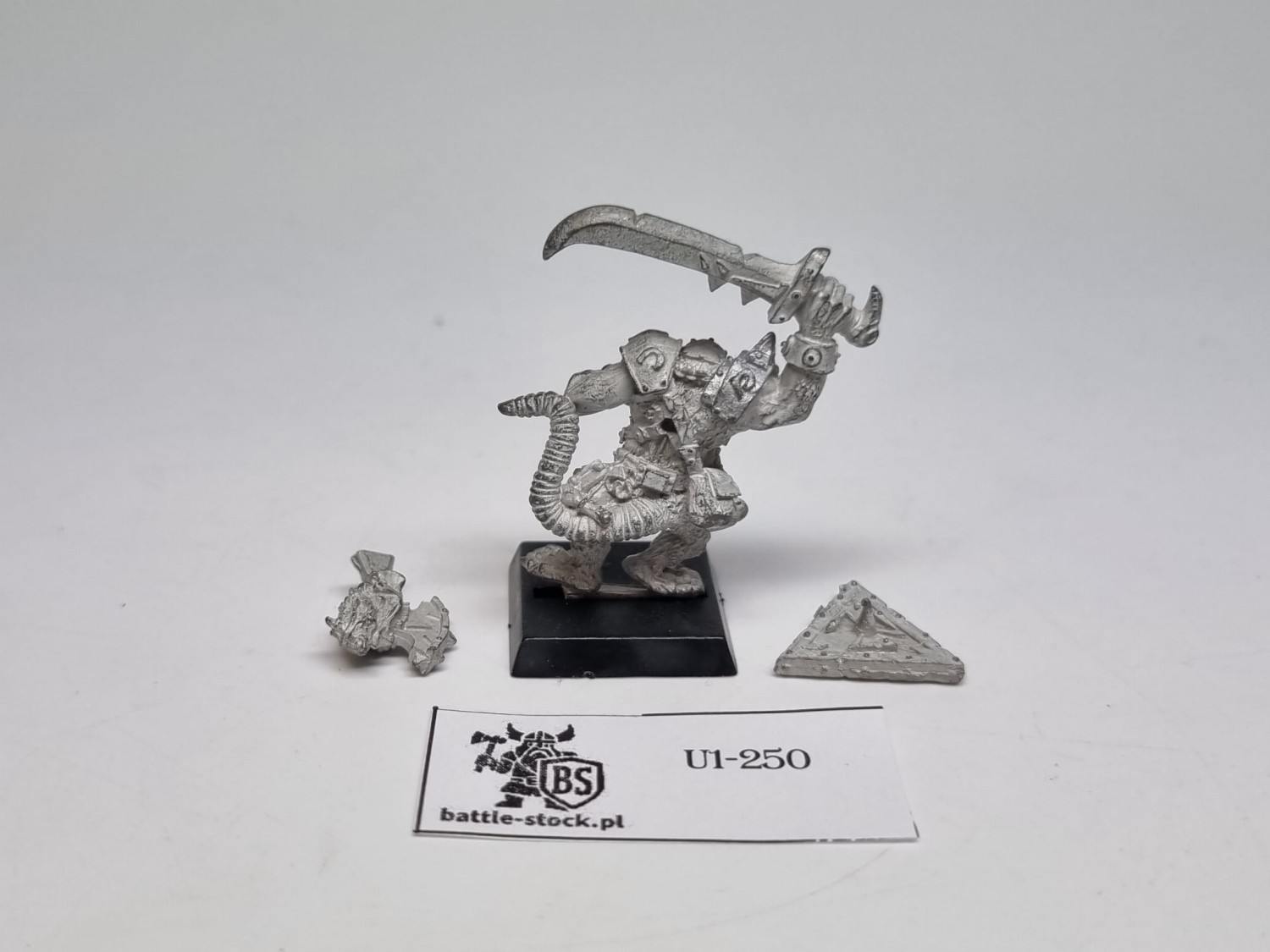 WFB skaven warlord bez back banner